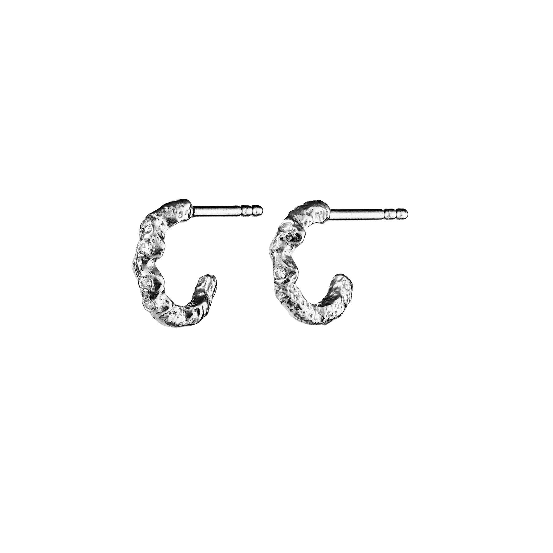 Janine Petite Earrings von Maanesten in Silber Sterling 925