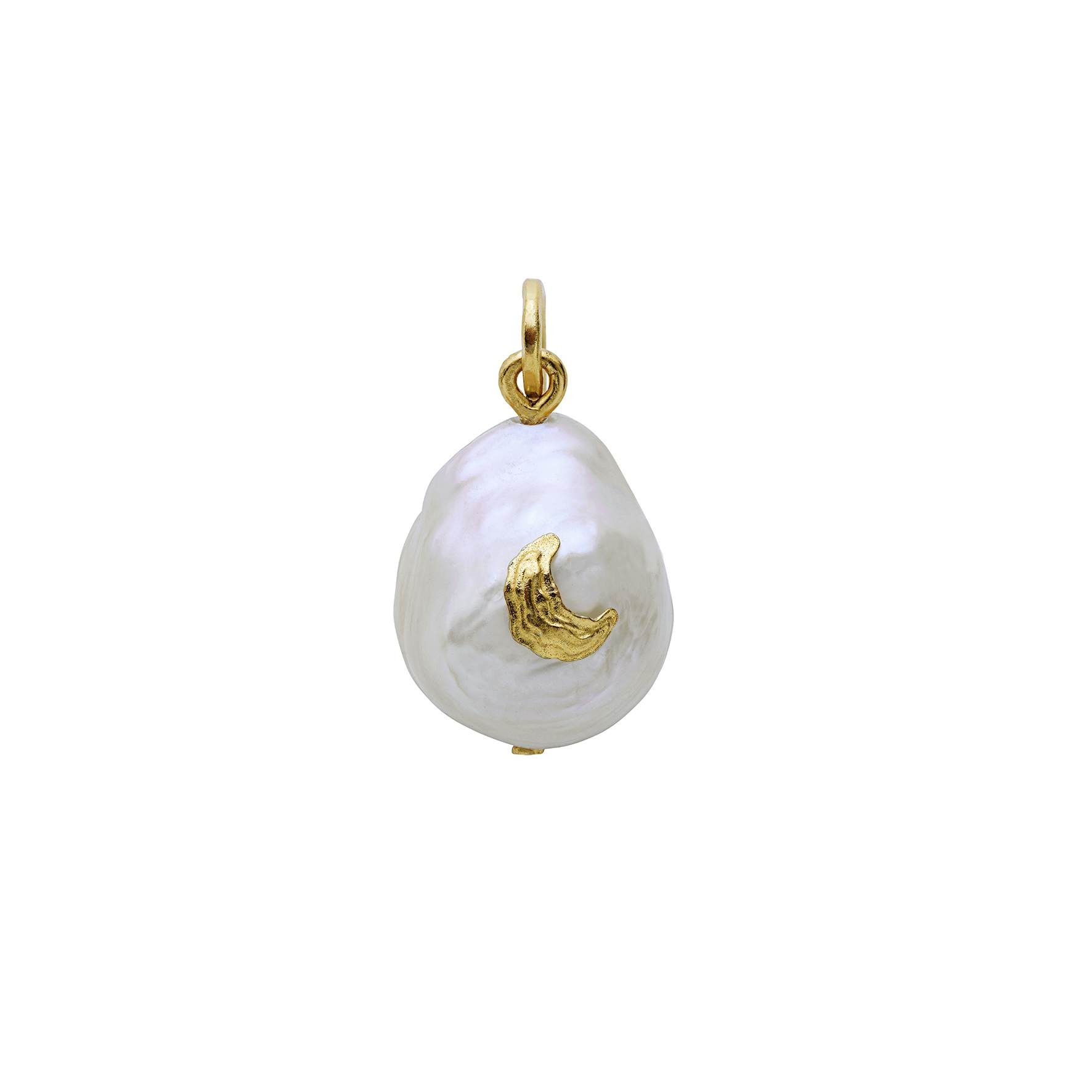 Claude Pendant from Maanesten in Goldplated-Silver Sterling 925|Freshwater Pearl