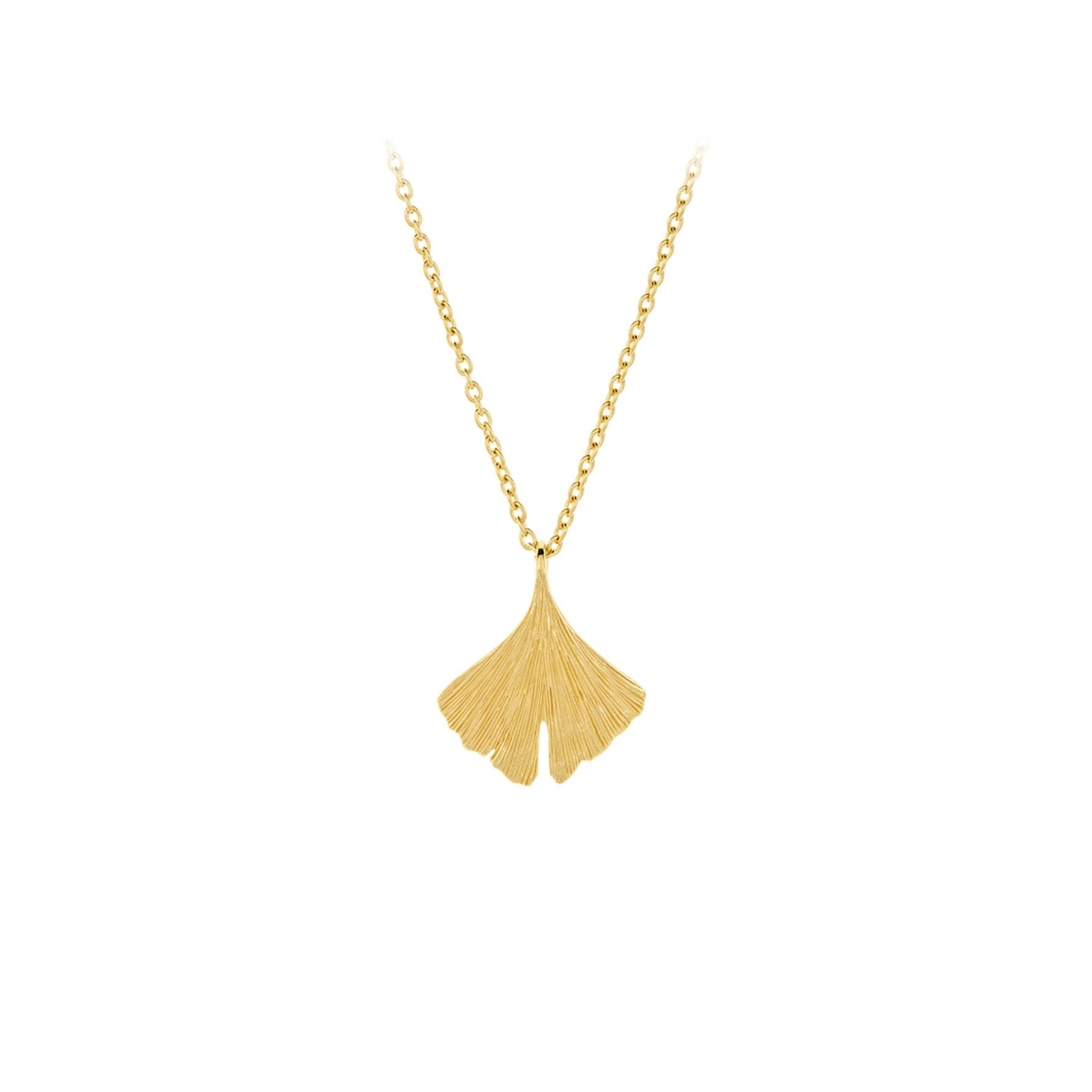 Biloba Necklace from Pernille Corydon in Goldplated-Silver Sterling 925