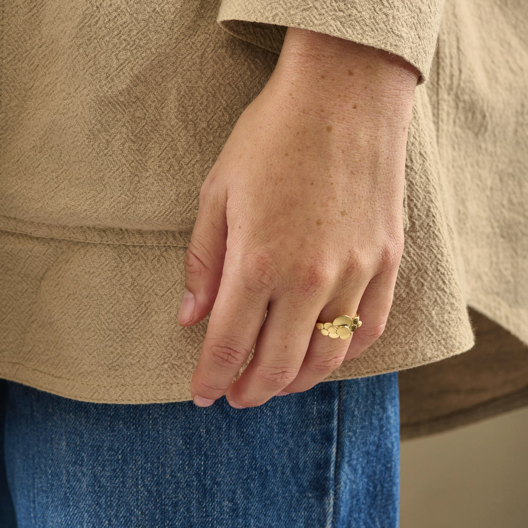 Vintage Ring fra Pernille Corydon i Forgylt-Sølv Sterling 925