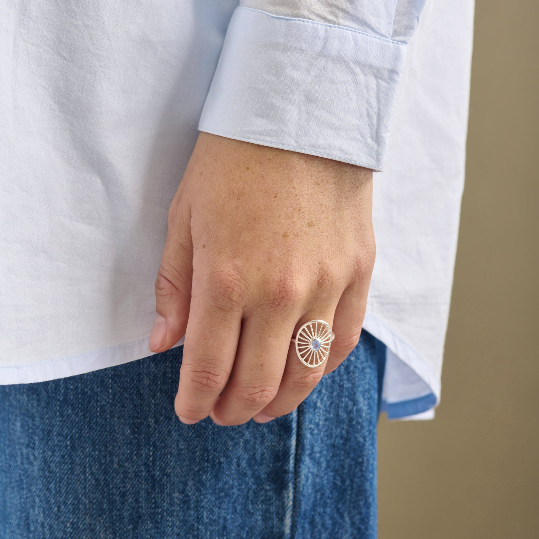Dream Catcher Ring fra Pernille Corydon i Forgylt-Sølv Sterling 925