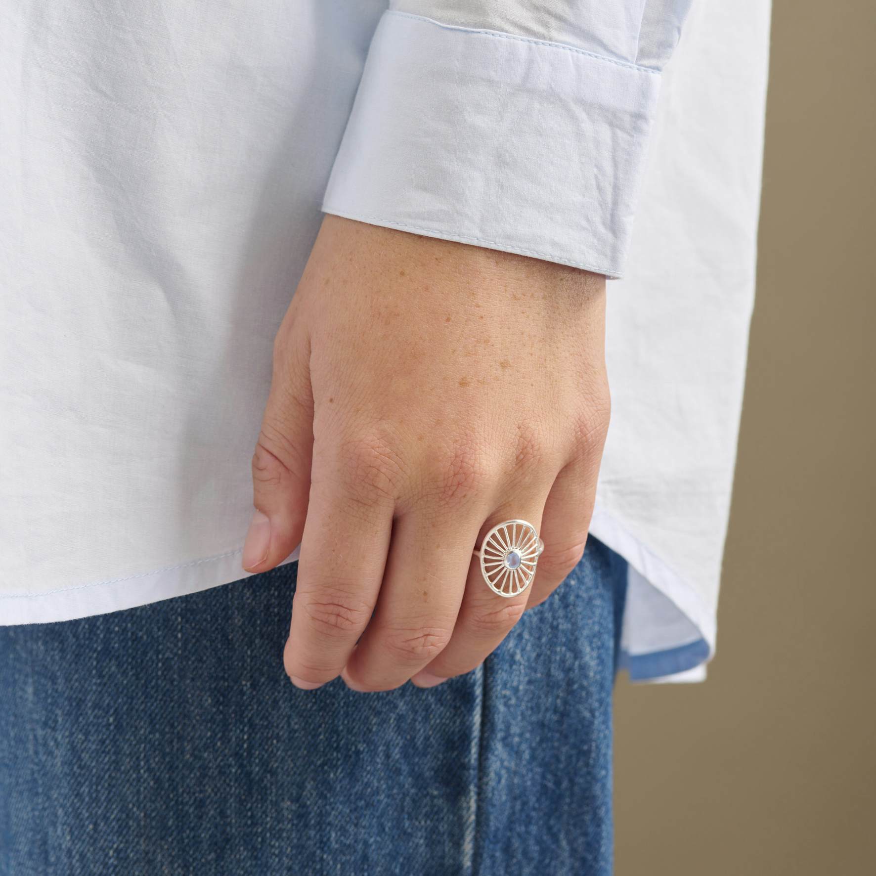 Dream Catcher Ring von Pernille Corydon in Vergoldet-Silber Sterling 925|