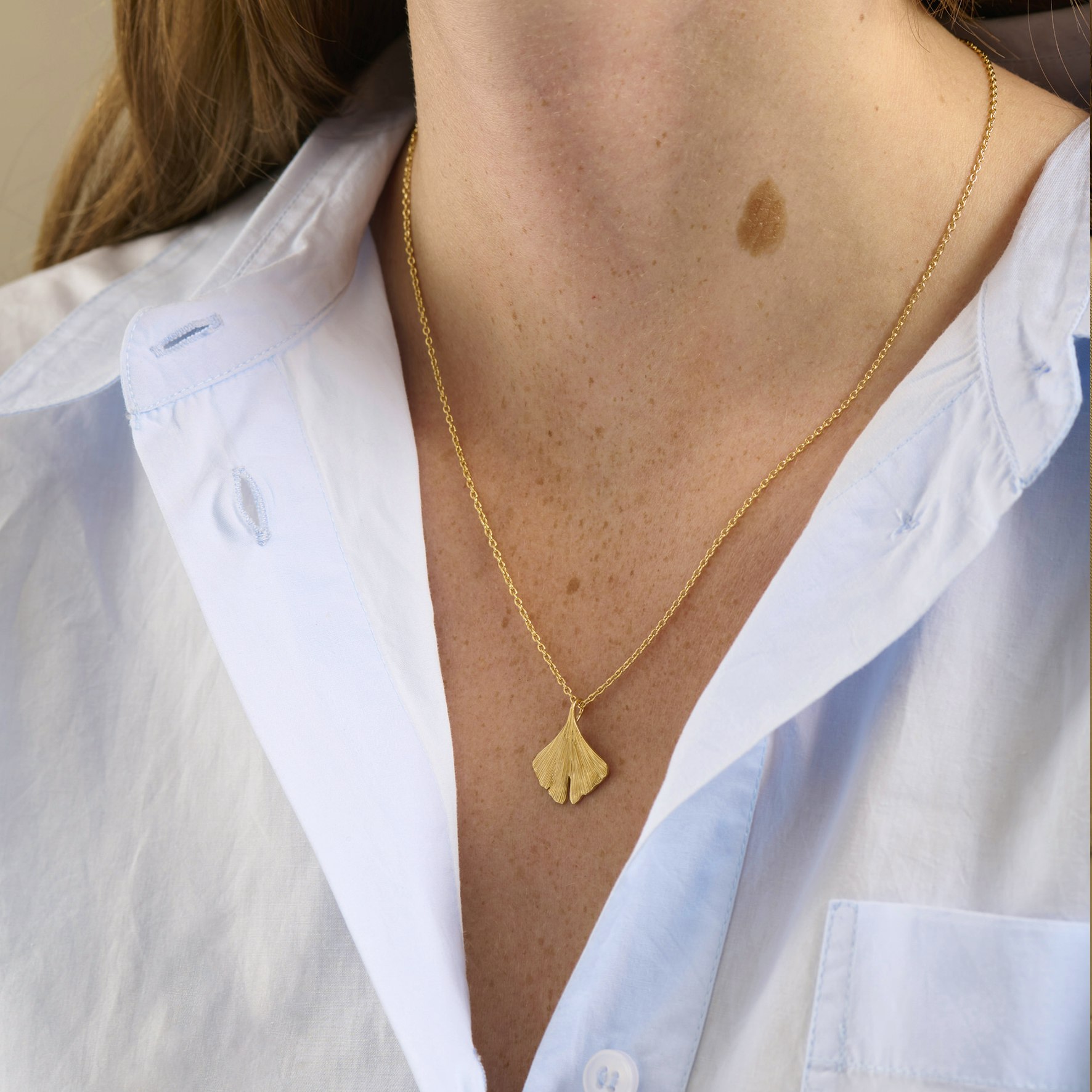 Biloba Necklace z Pernille Corydon v Stříbro Sterling 925
