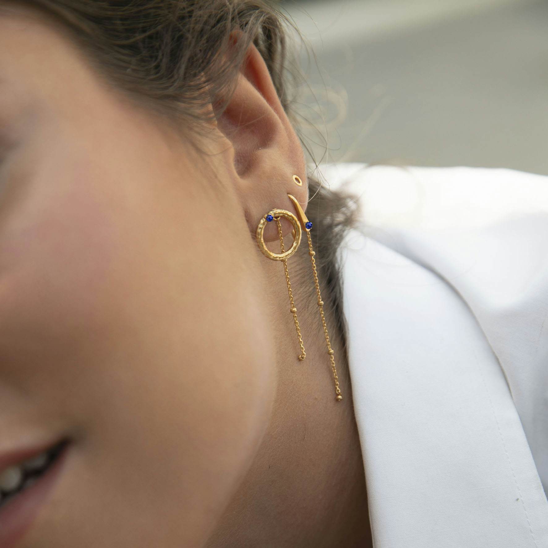Anabel By Sistie Earrings from Sistie in Goldplated-Silver Sterling 925