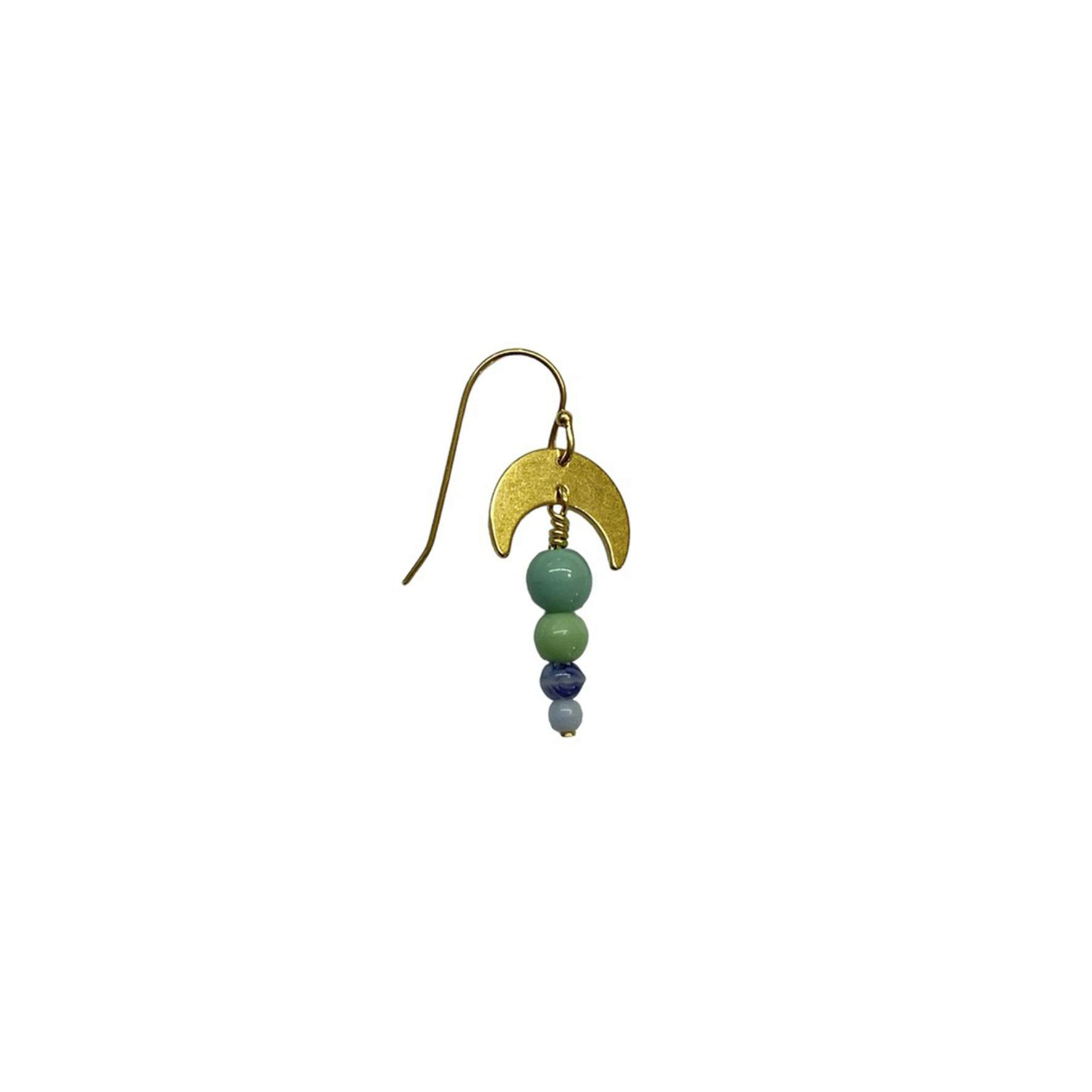 Augusta Earring Aquamarine from Pico in Goldplated-Silver Sterling 925