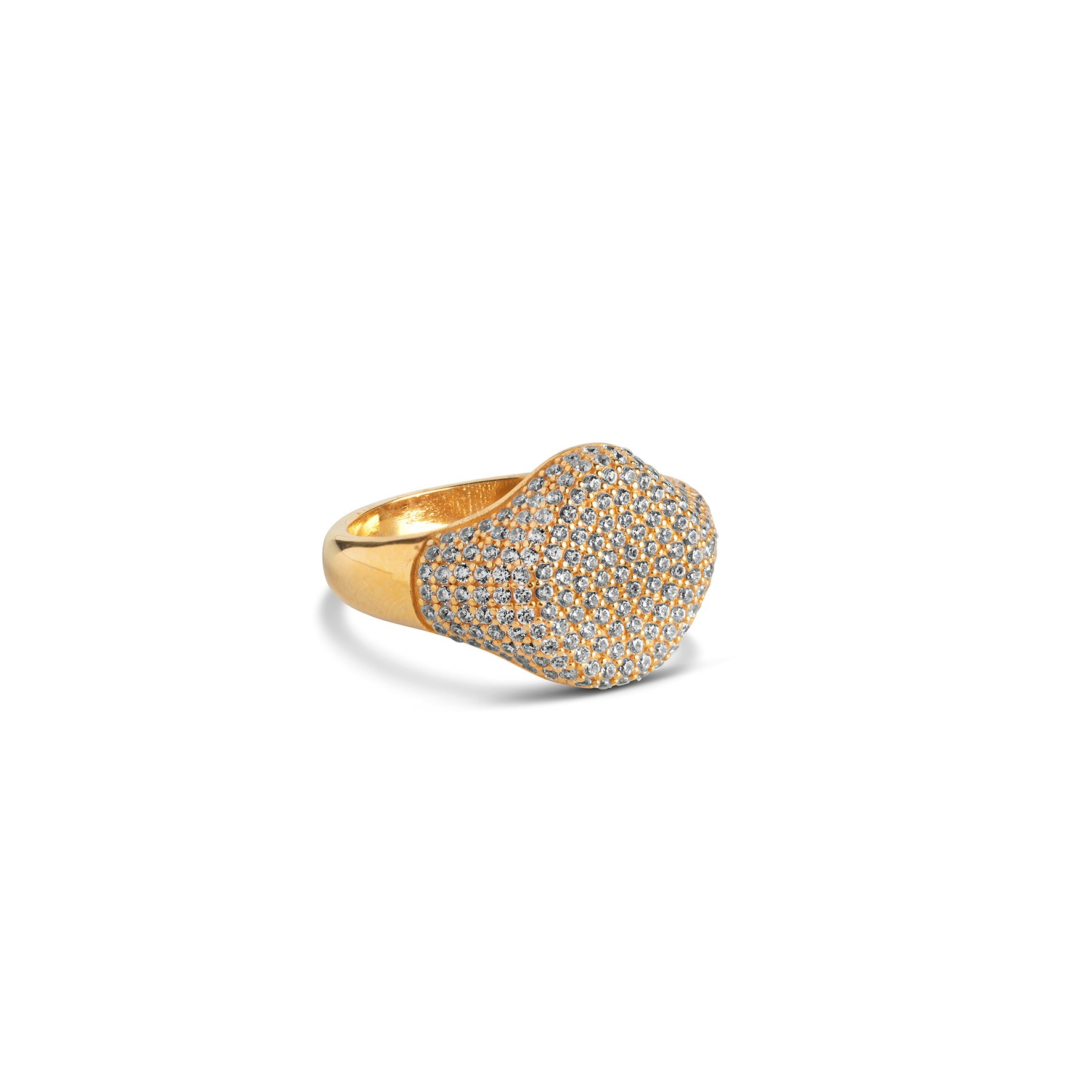 Sparkling Luna Ring fra Enamel Copenhagen i Forgyldt-Sølv Sterling 925