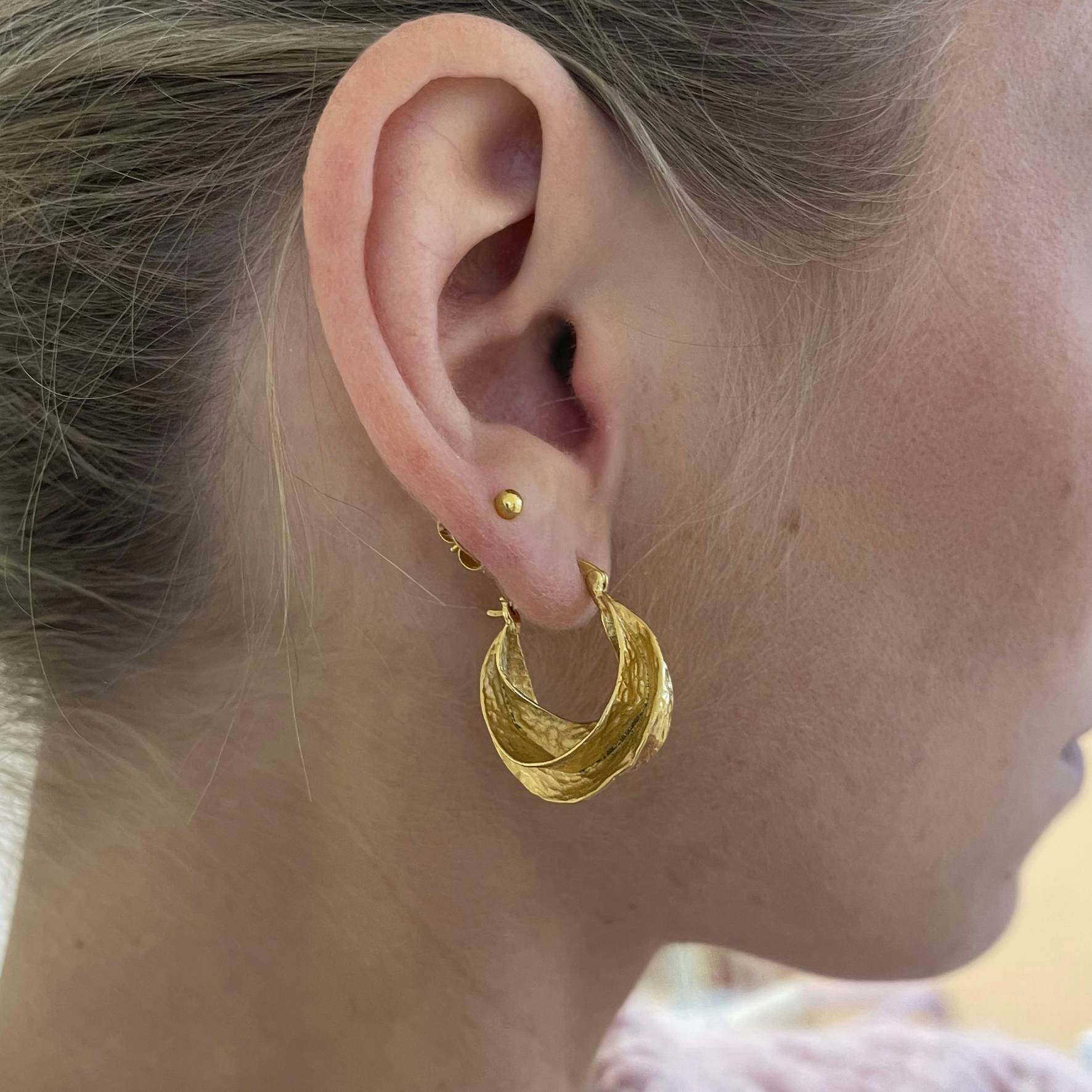 Africa Creol earrings von Pico in Vergoldetes Messing