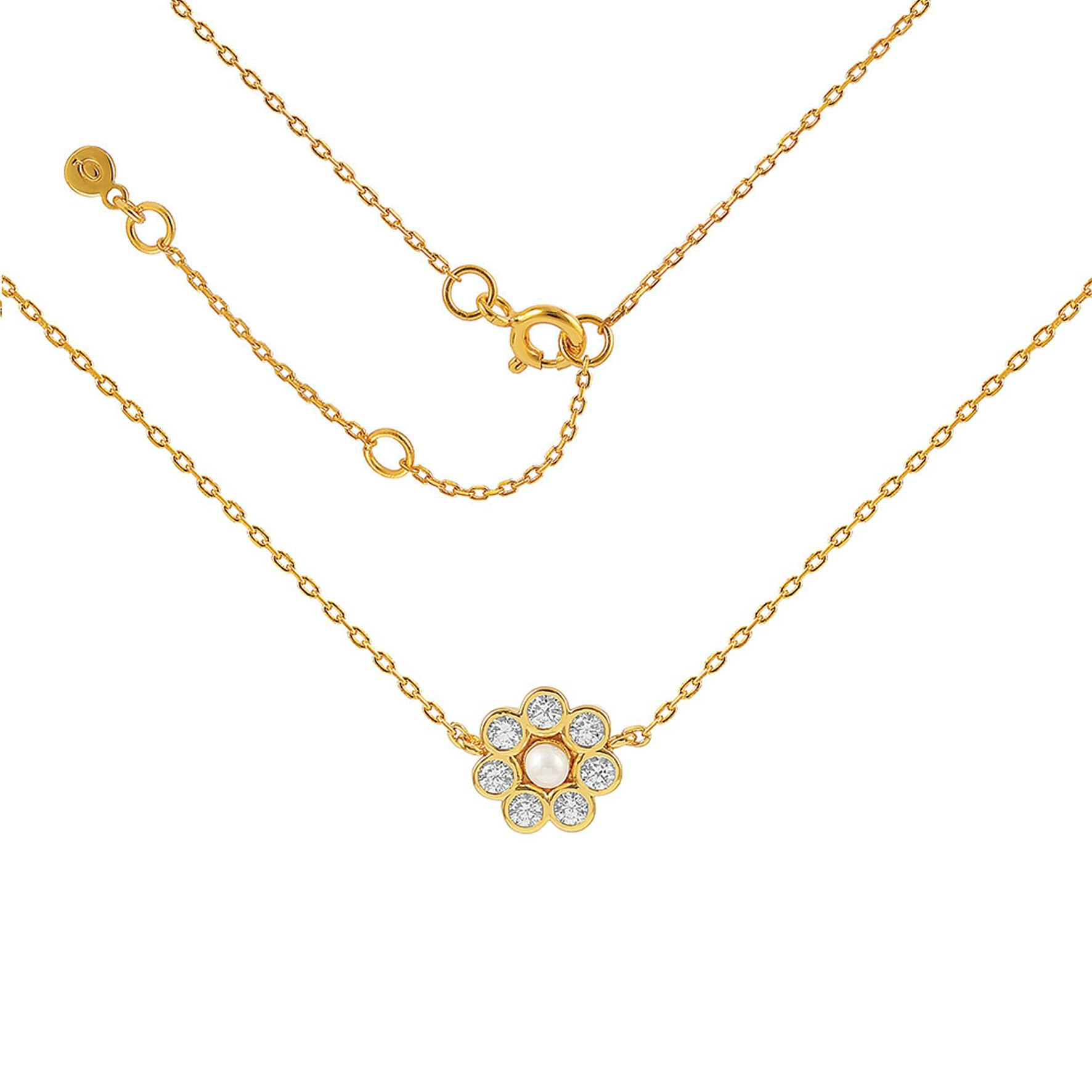 Aya Necklace z Hultquist Copenhagen v Pozlacené stříbro sterling 925