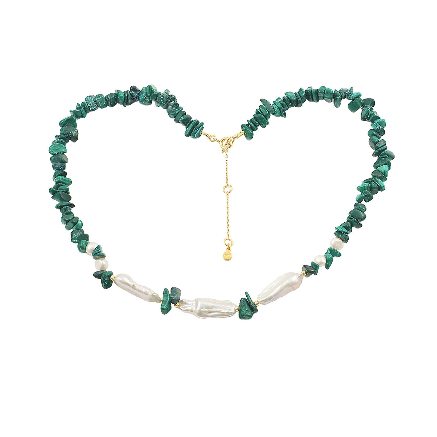 Green Ellie Necklace z Hultquist Copenhagen v Pozlacené stříbro sterling 925
