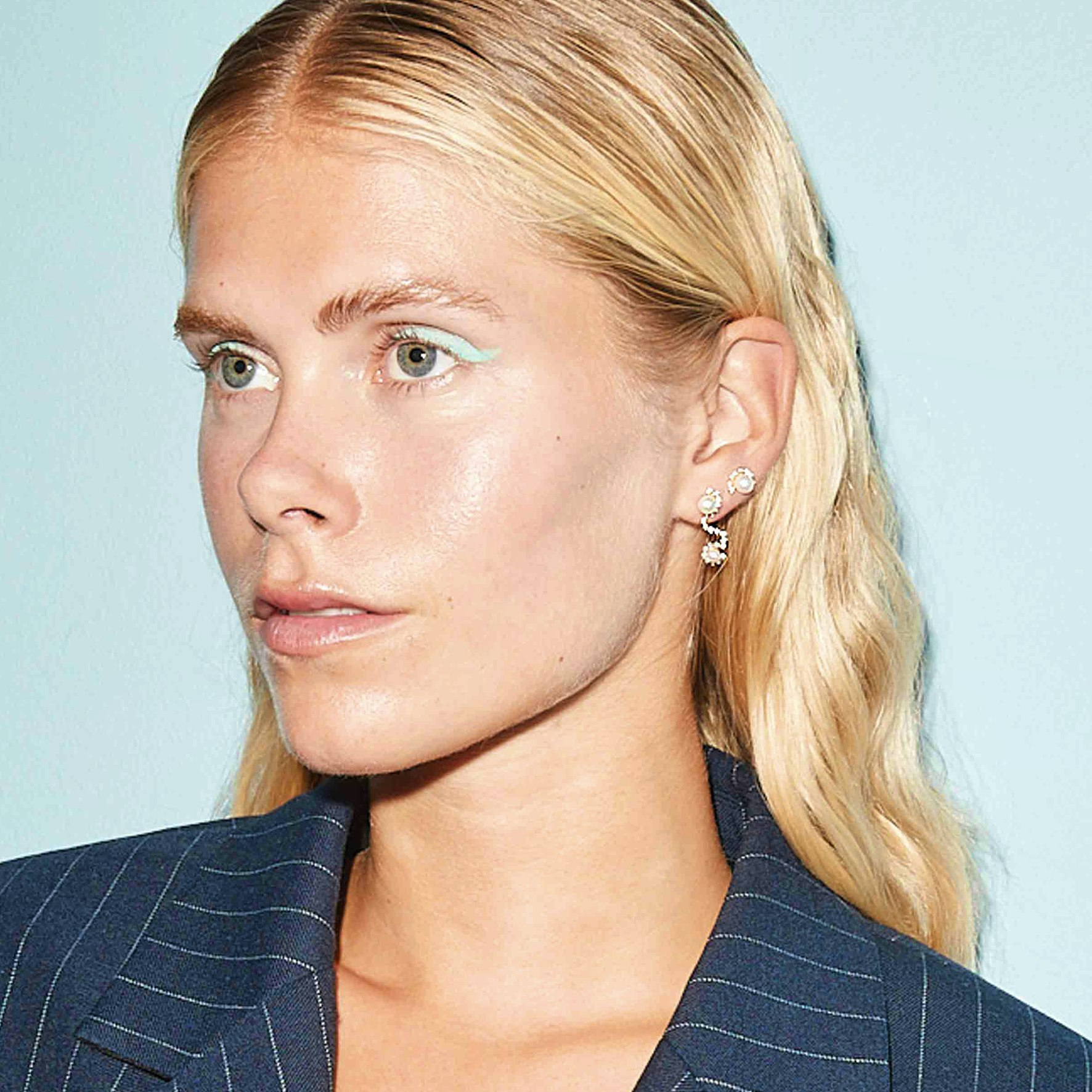 Lily Earsticks fra Hultquist Copenhagen i Forgyldt-Sølv Sterling 925
