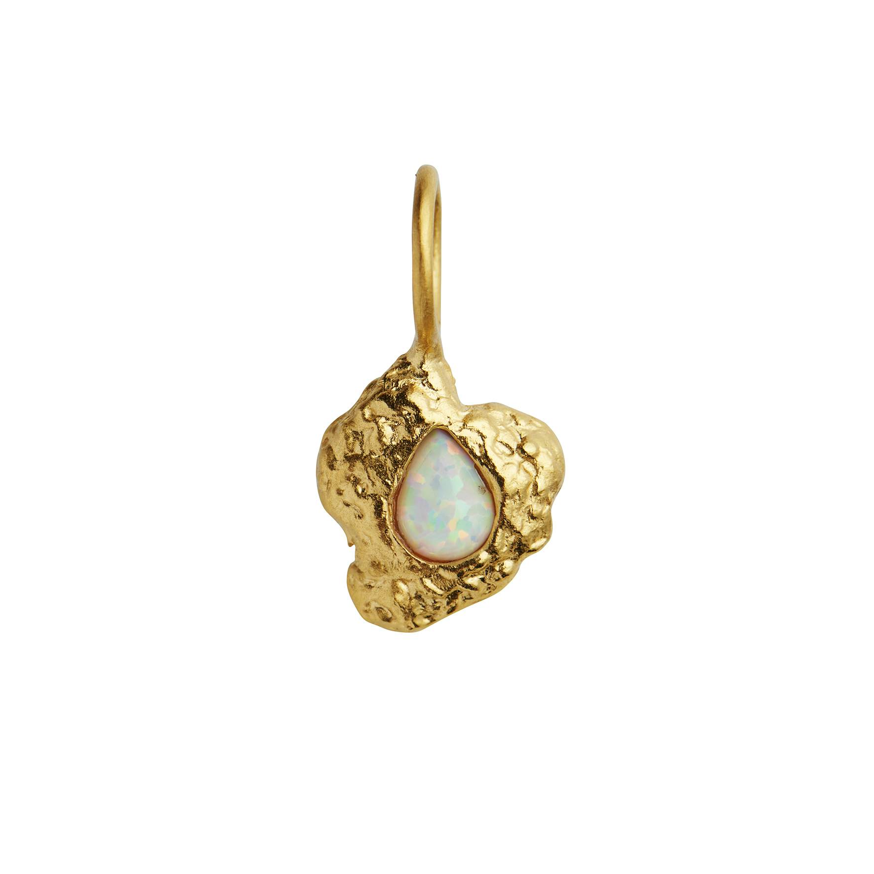 Ocean Glimpse Pendant With Opal fra STINE A Jewelry i Forgylt-Sølv Sterling 925