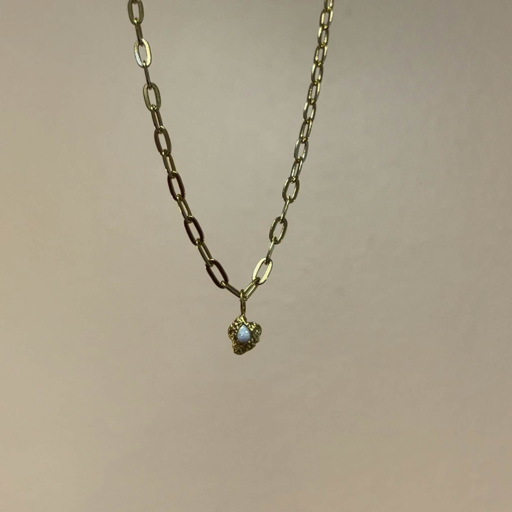 Chunky Pendant Chain from STINE A Jewelry in Goldplated-Silver Sterling 925