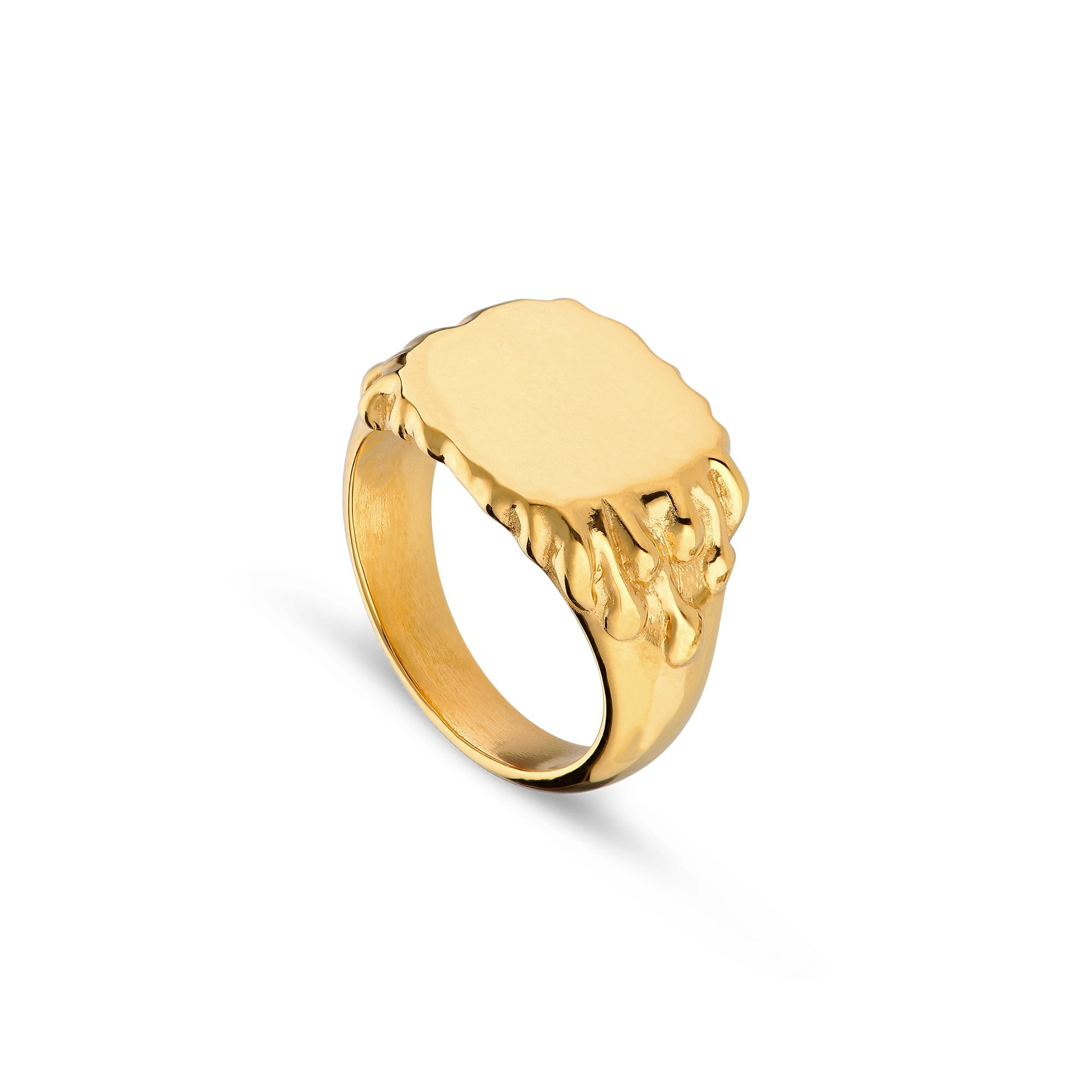 Drippy Signet Ring z Jane Kønig v Stříbro Sterling 925