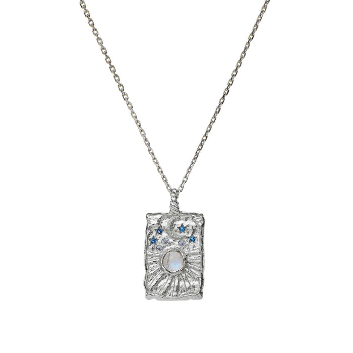 Aylin Necklace Maanesten:stä Hopea Sterling 925:ssä}