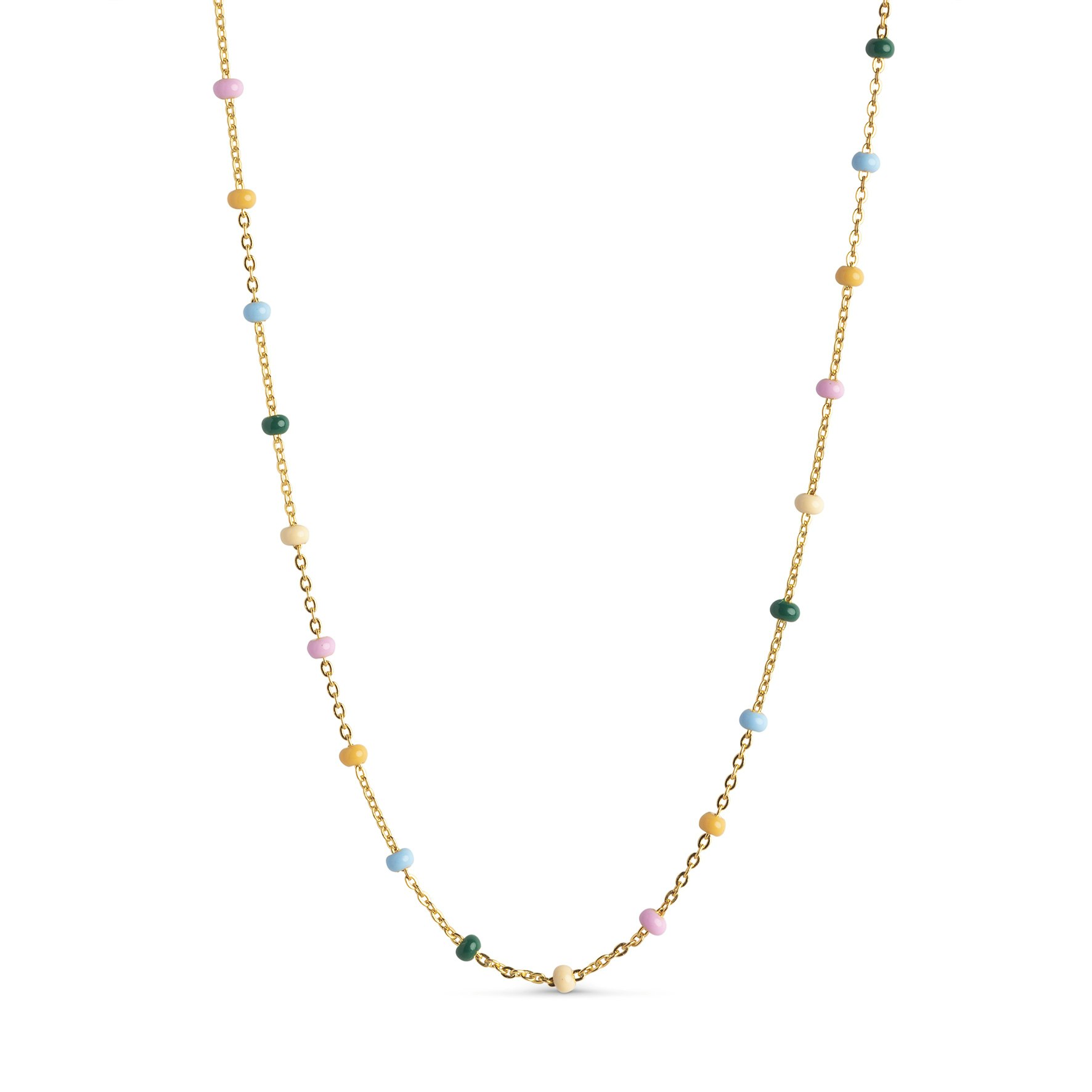 Lola Elegant Necklace fra Enamel Copenhagen i Forgyldt-Sølv Sterling 925