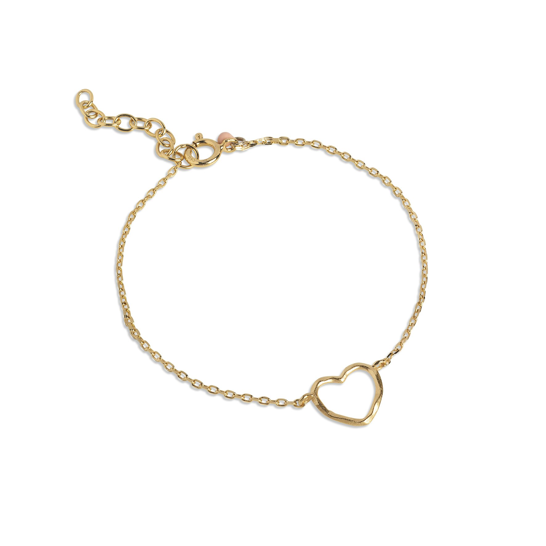 Organic Heart Bracelet fra Enamel Copenhagen i Forgylt-Sølv Sterling 925