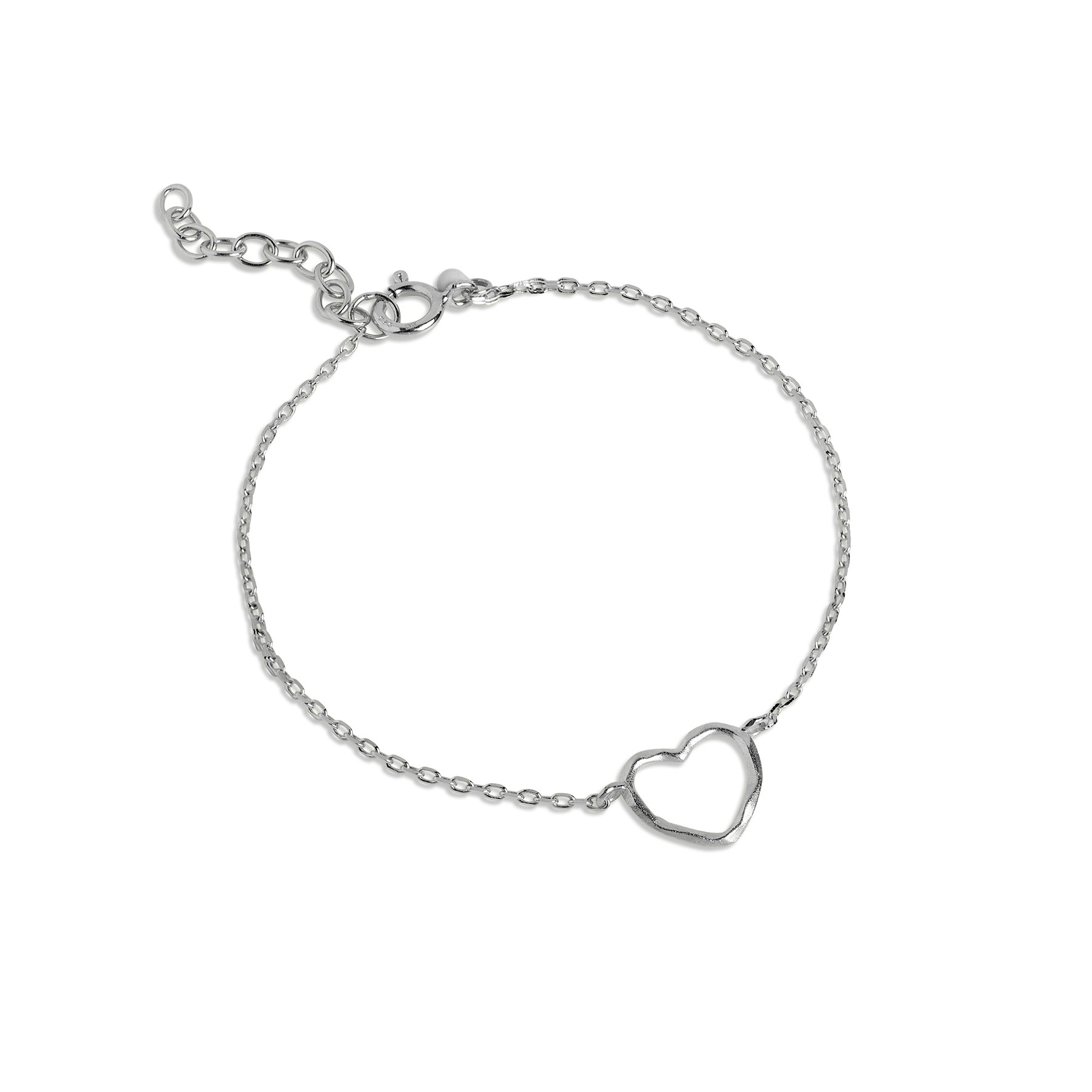 Organic Heart Bracelet från Enamel Copenhagen i Silver Sterling 925