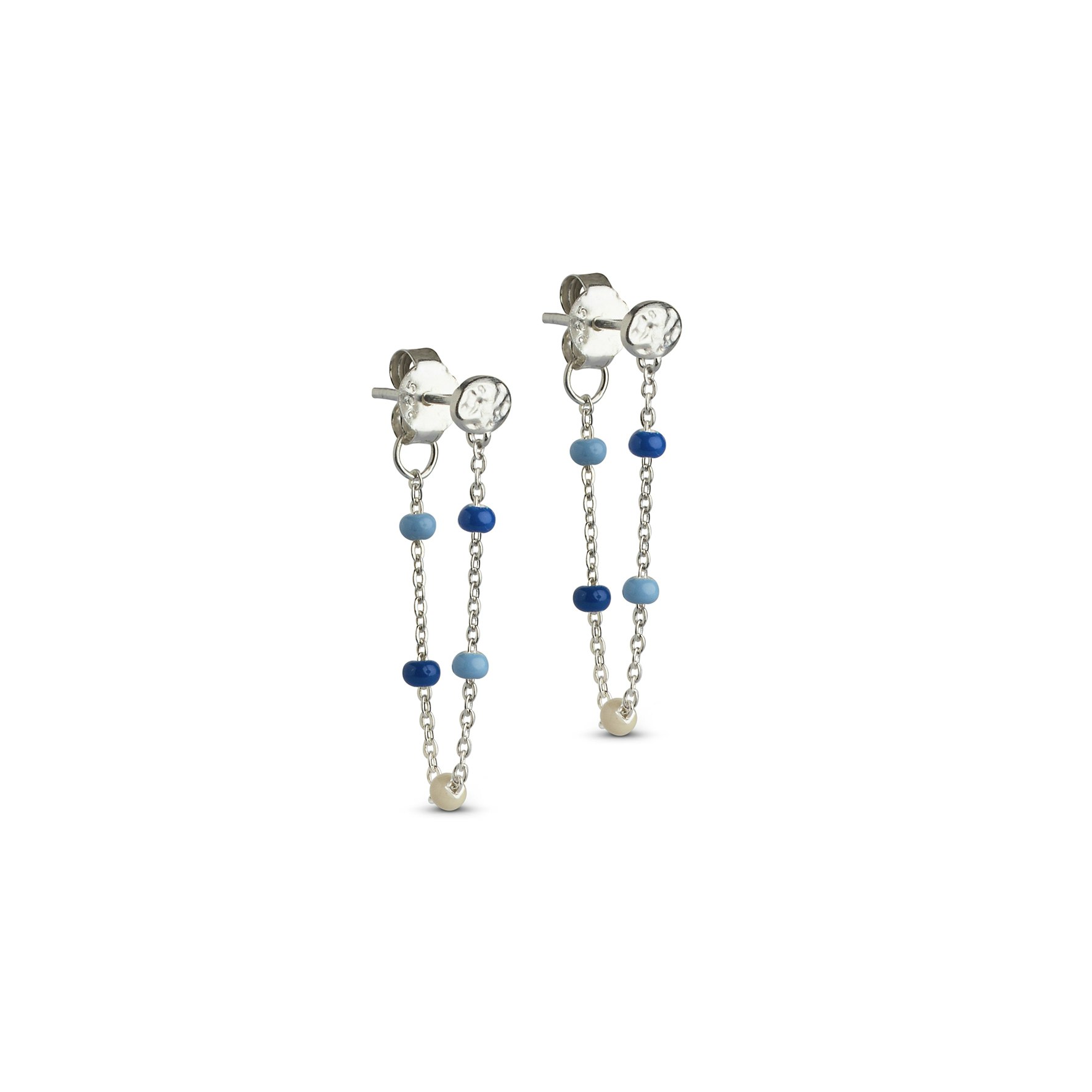 Lola Earrings Marine fra Enamel Copenhagen i Sølv Sterling 925