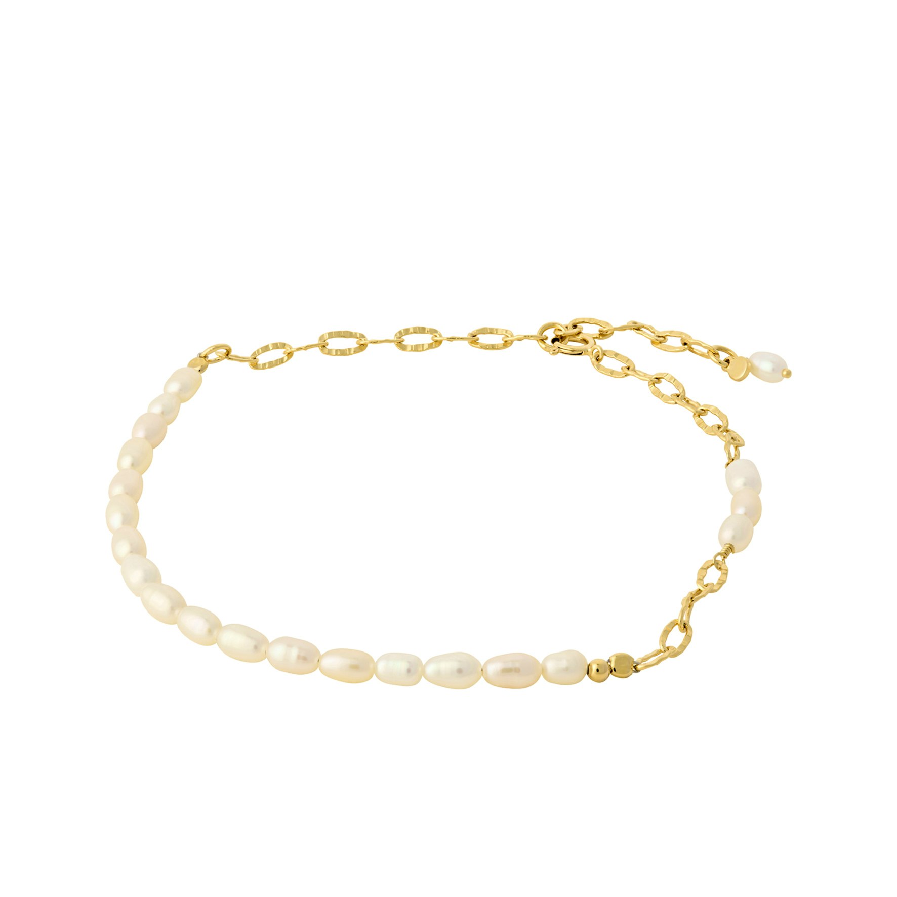 Seaside Anklet from Pernille Corydon in Goldplated Silver Sterling 925