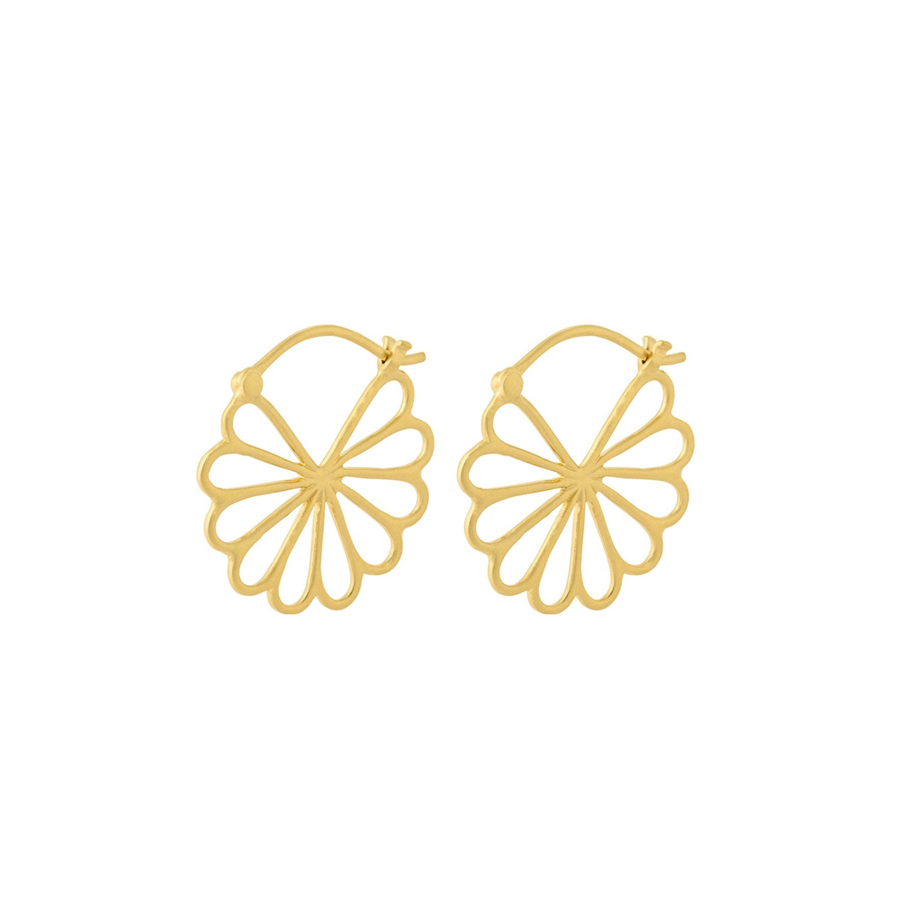 Bellis Earrings z Pernille Corydon v Pozlacené stříbro sterling 925