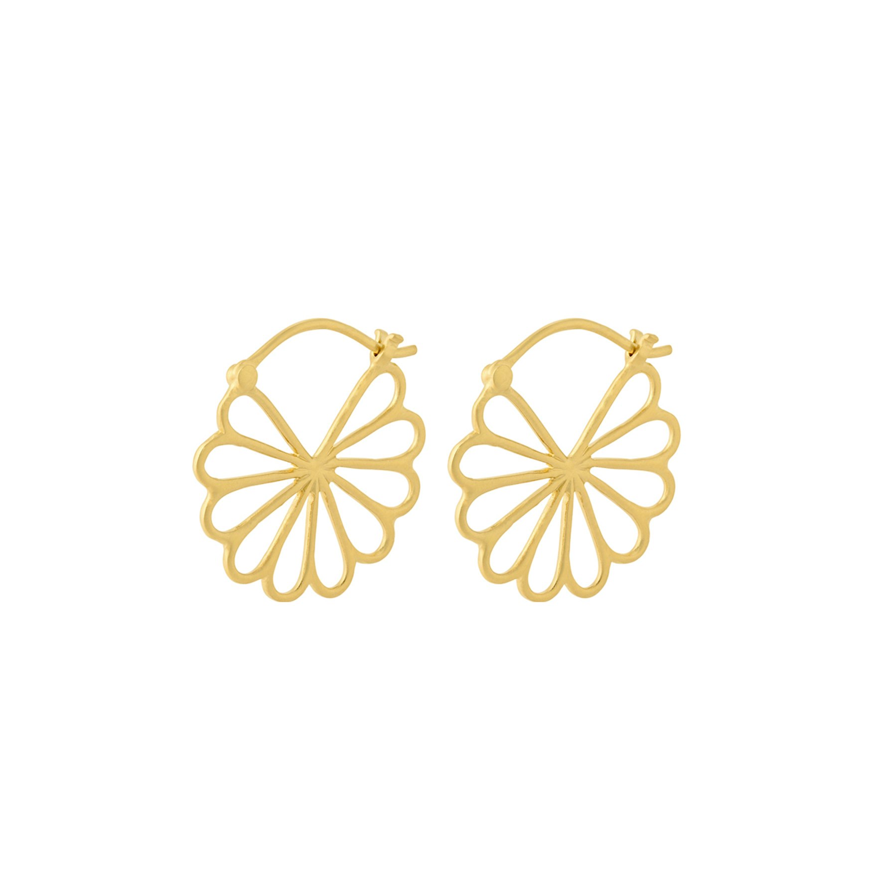 Bellis Earrings fra Pernille Corydon i Forgylt-Sølv Sterling 925