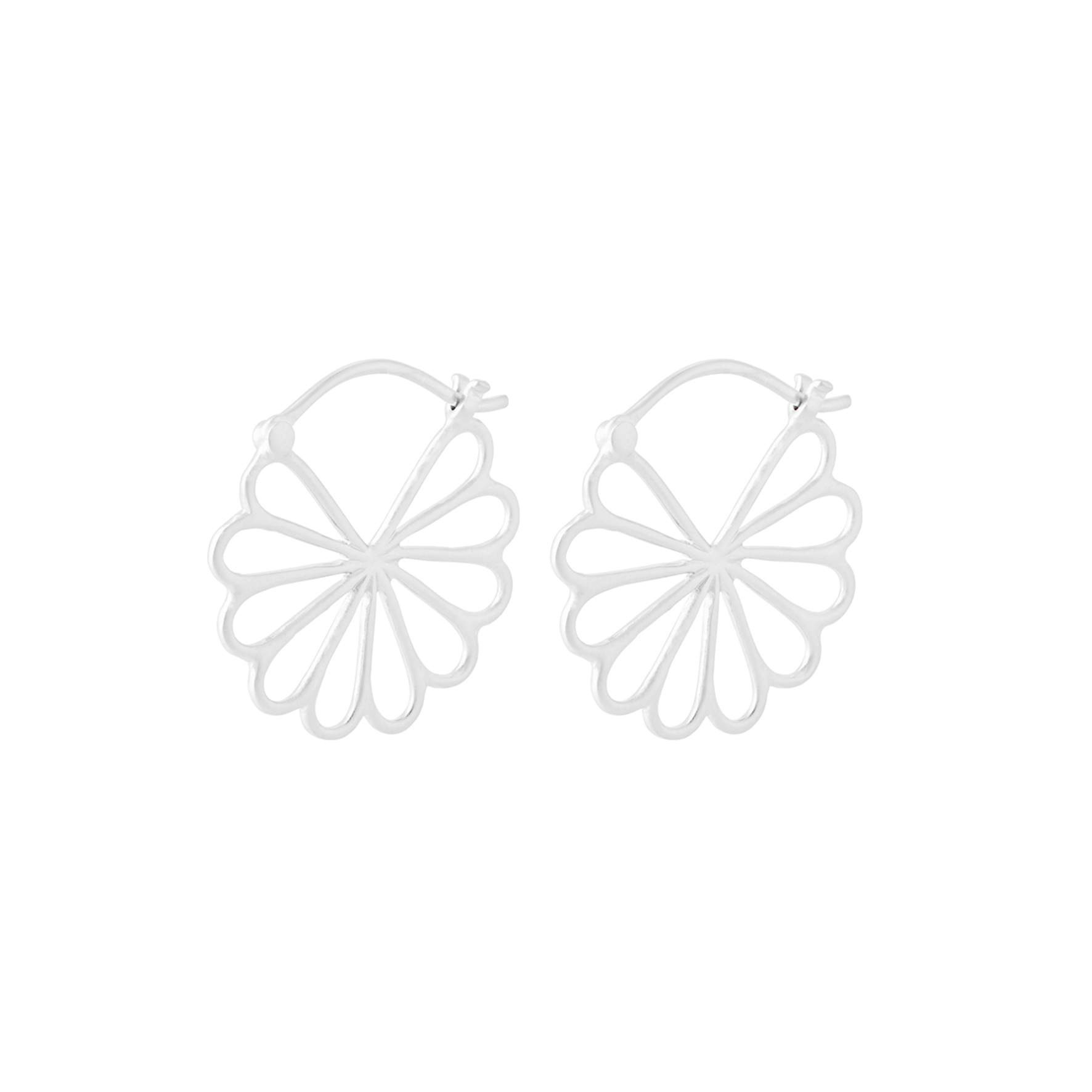 Bellis Earrings from Pernille Corydon in Silver Sterling 925