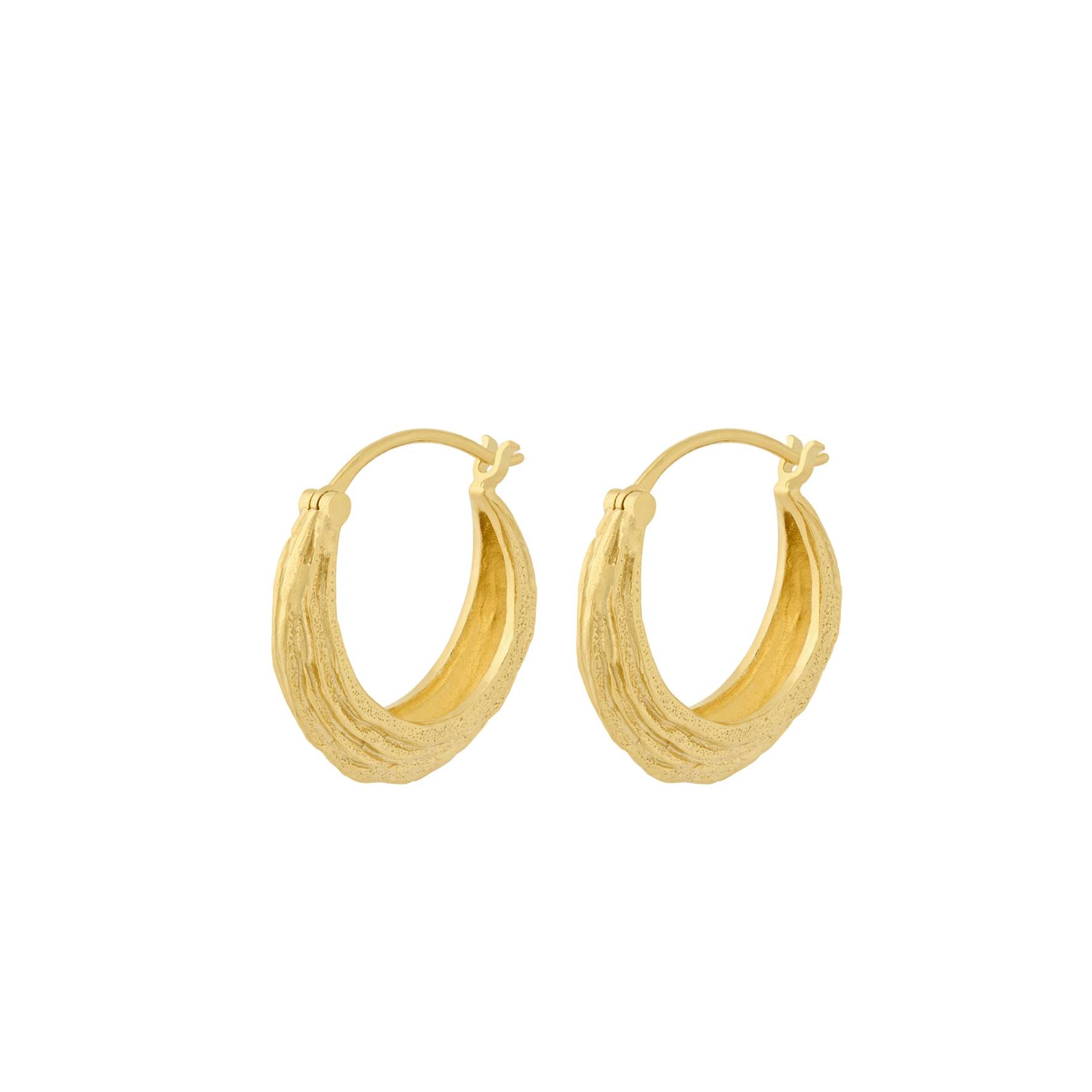 Coastline Earrings von Pernille Corydon in Vergoldet-Silber Sterling 925