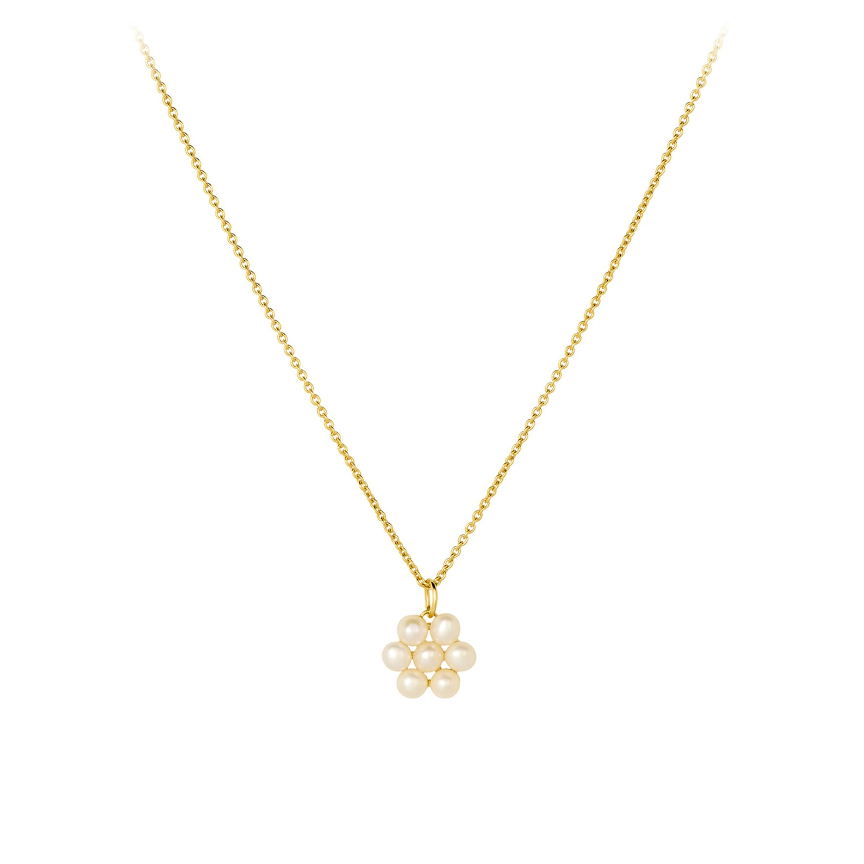 Ocean Bloom Necklace fra Pernille Corydon i Forgylt-Sølv Sterling 925