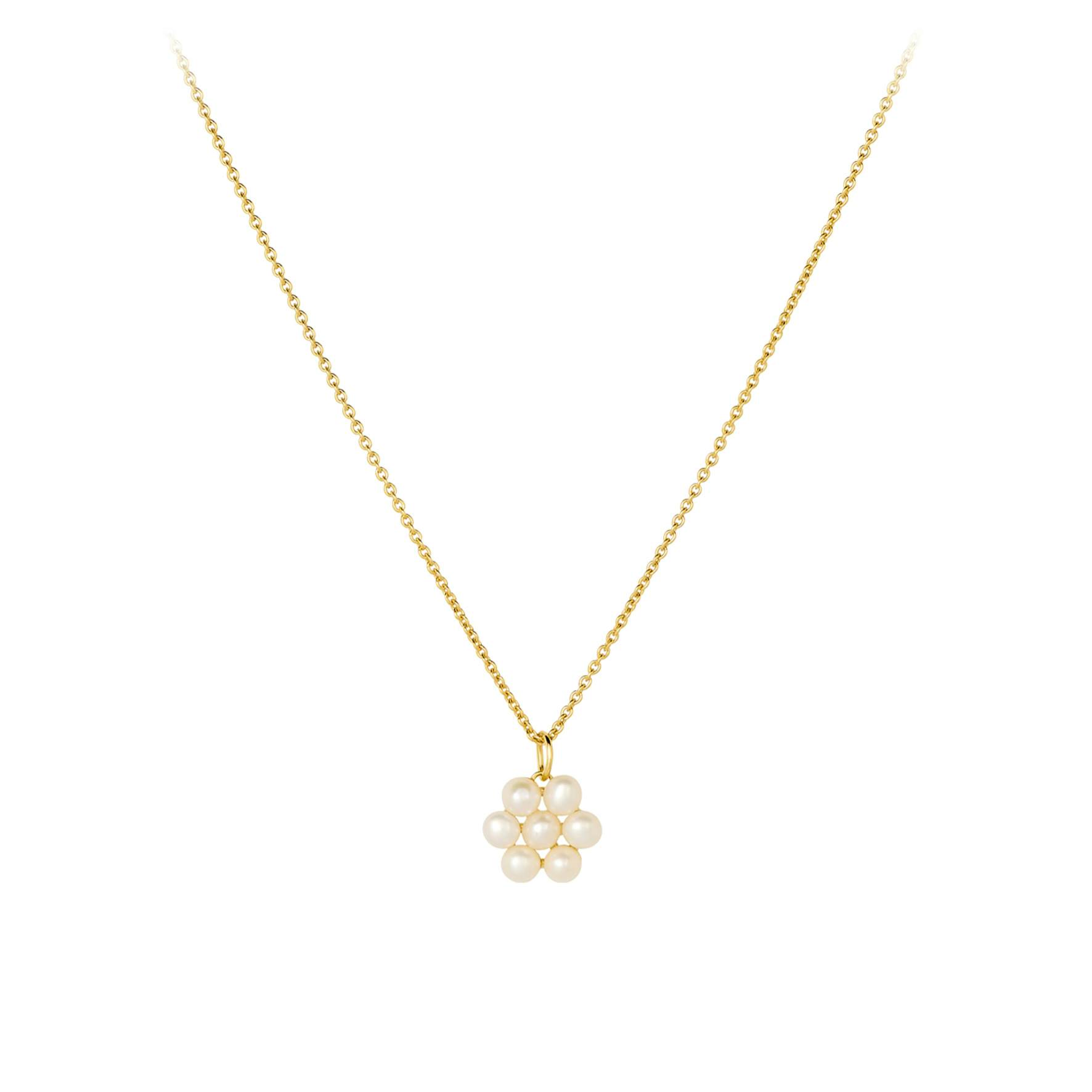 Ocean Bloom Necklace von Pernille Corydon in Vergoldet-Silber Sterling 925