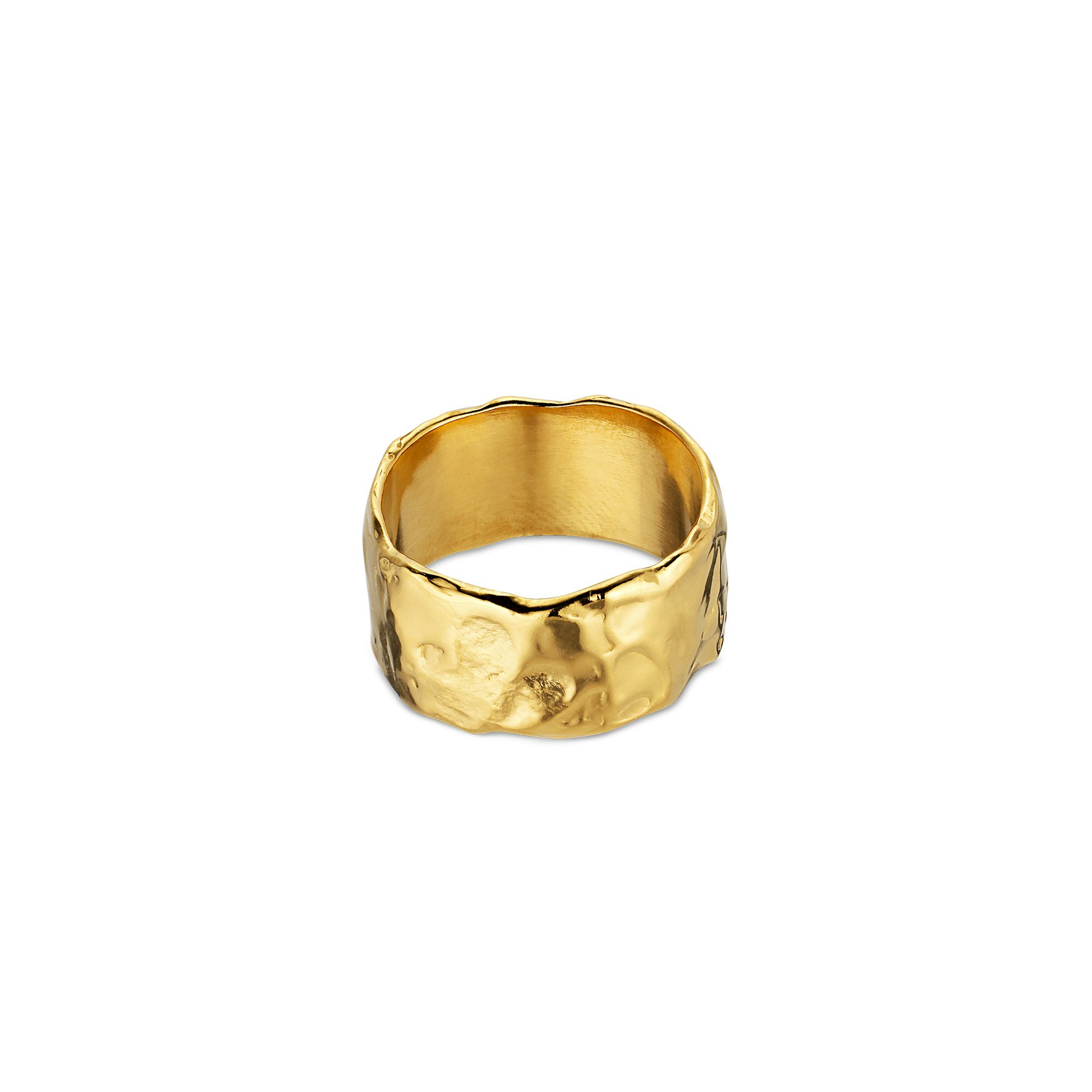 Bruised Heart Ring from Jane Kønig in Goldplated-Silver Sterling 925