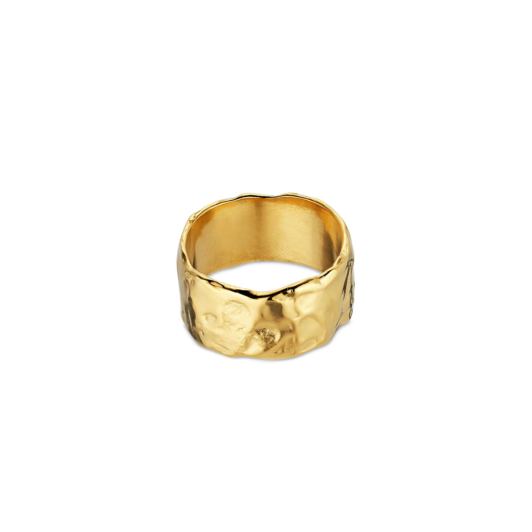 Bruised Heart Ring from Jane Kønig in Goldplated-Silver Sterling 925