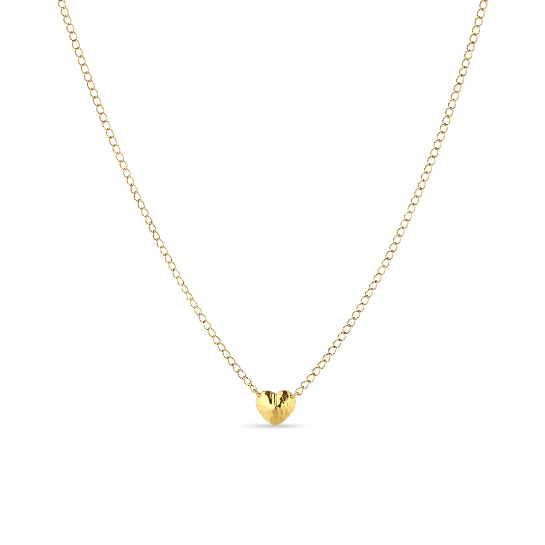 Bruised Heart Necklace from Jane Kønig in Goldplated Silver Sterling 925