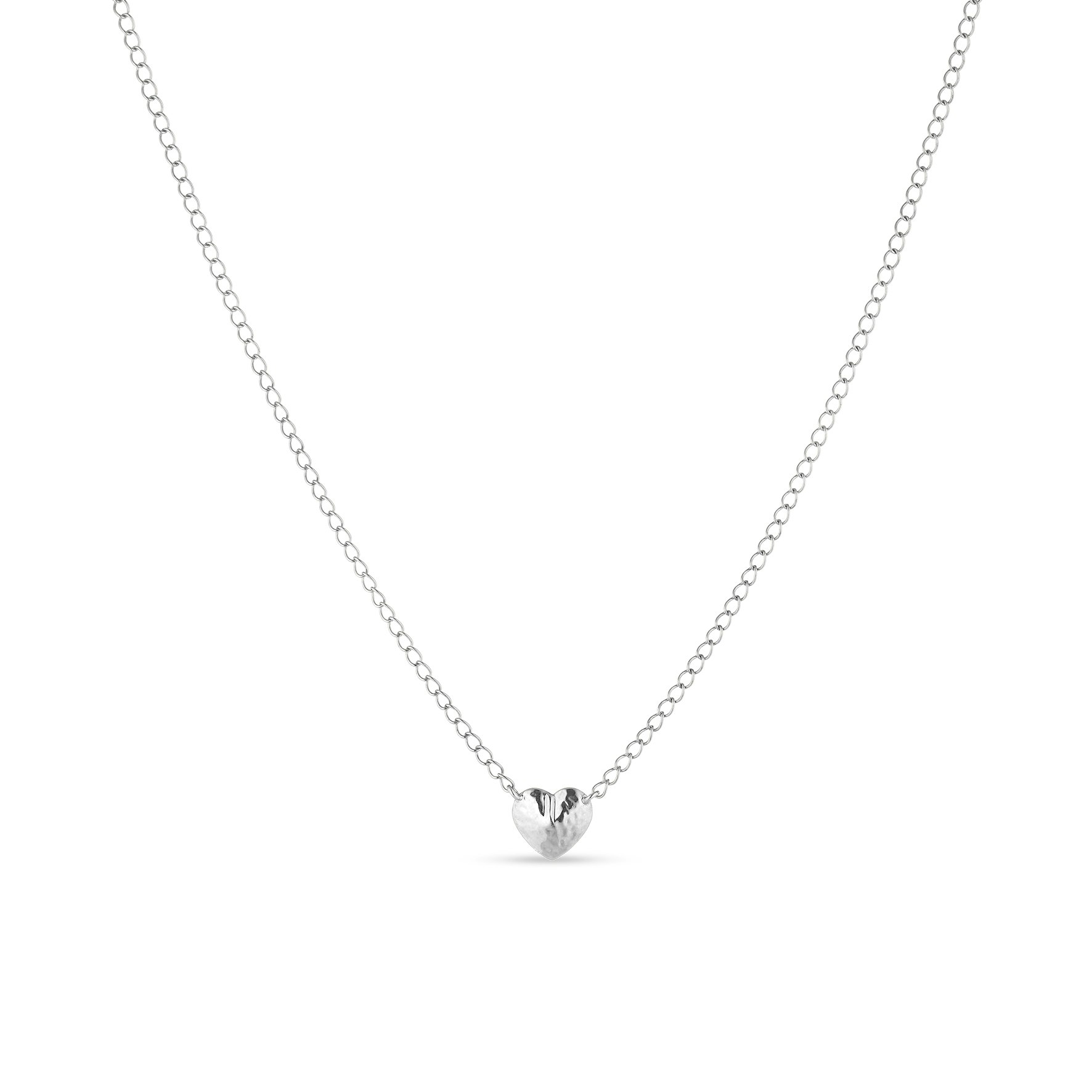 Bruised Heart Necklace from Jane Kønig in Silver Sterling 925