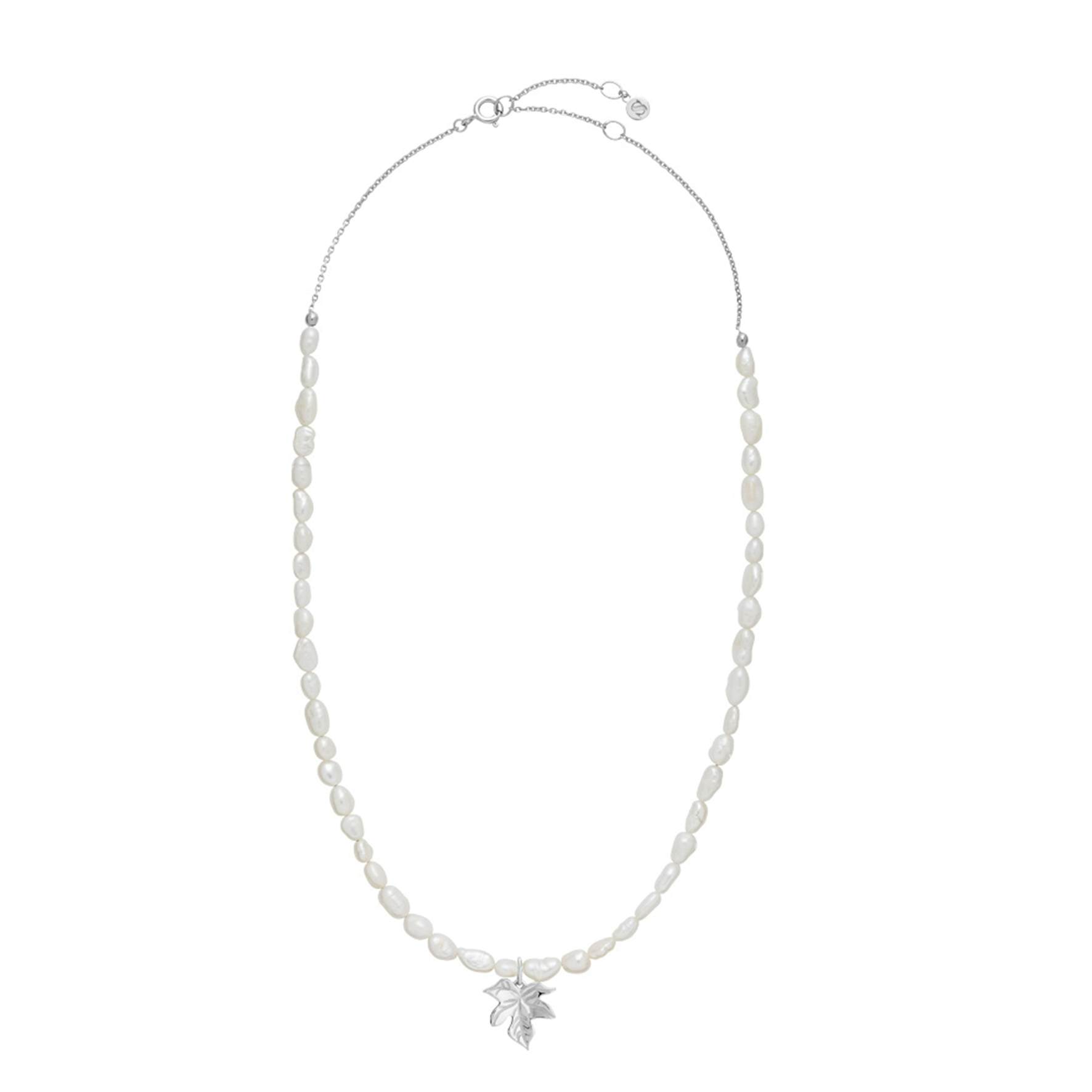 Caley Pearl Necklace von Izabel Camille in Silber Sterling 925