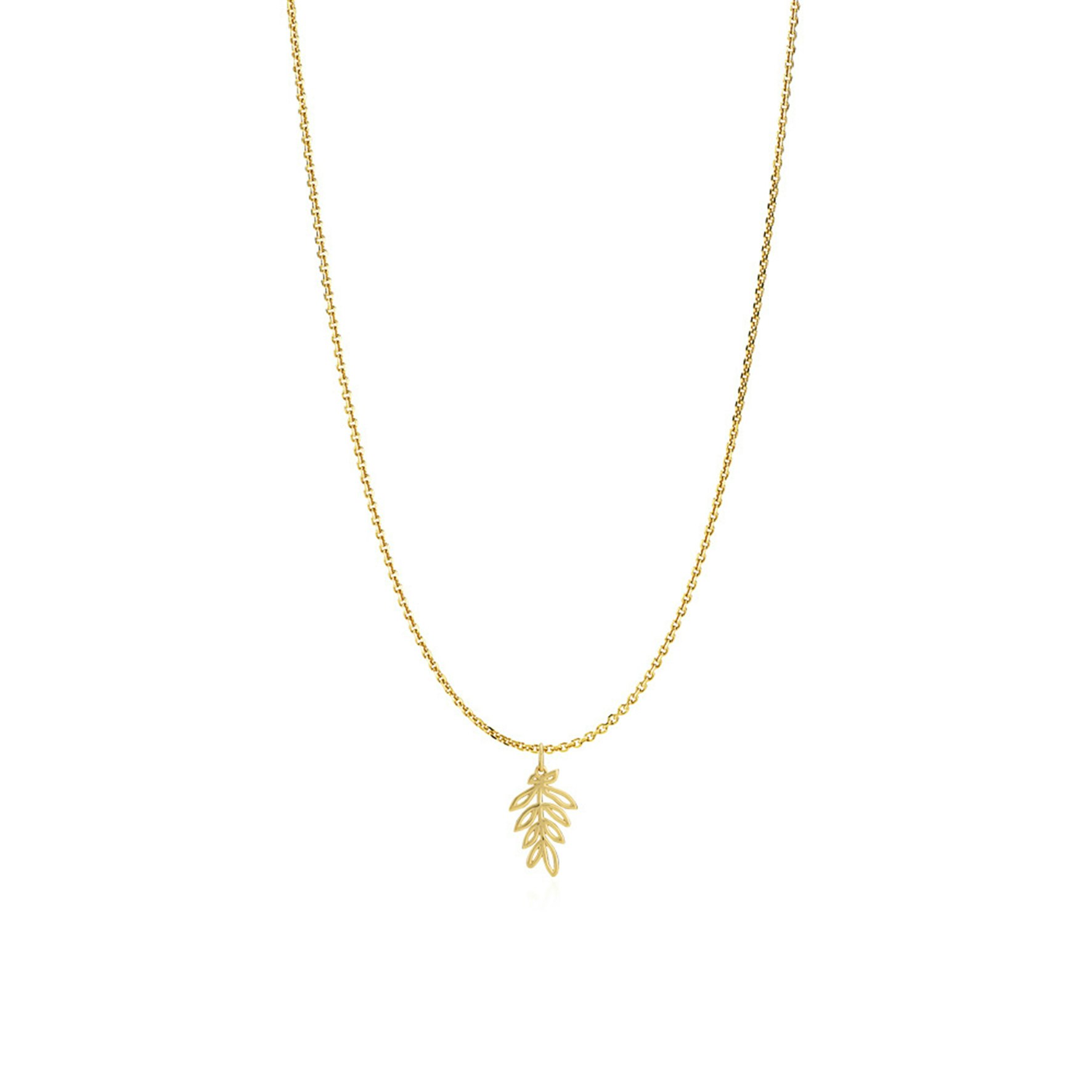 Tamara Necklace de Izabel Camille dans Plaqué or-Argent Sterling 925