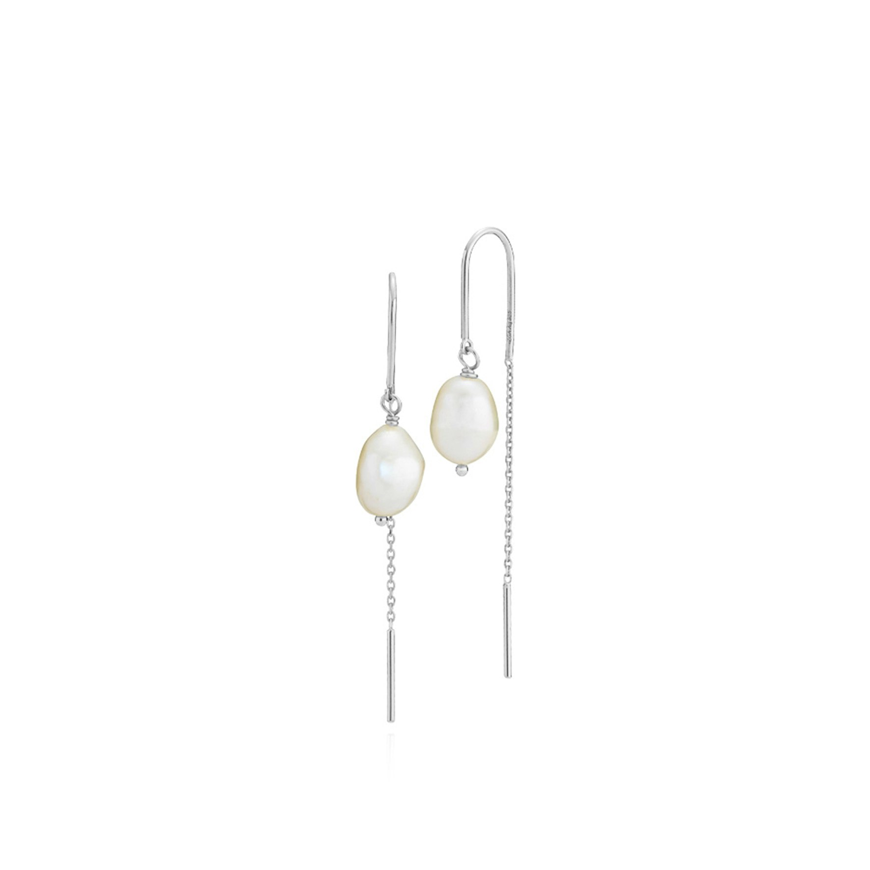 Caley Earchains With Pearl z Izabel Camille v Stříbro Sterling 925