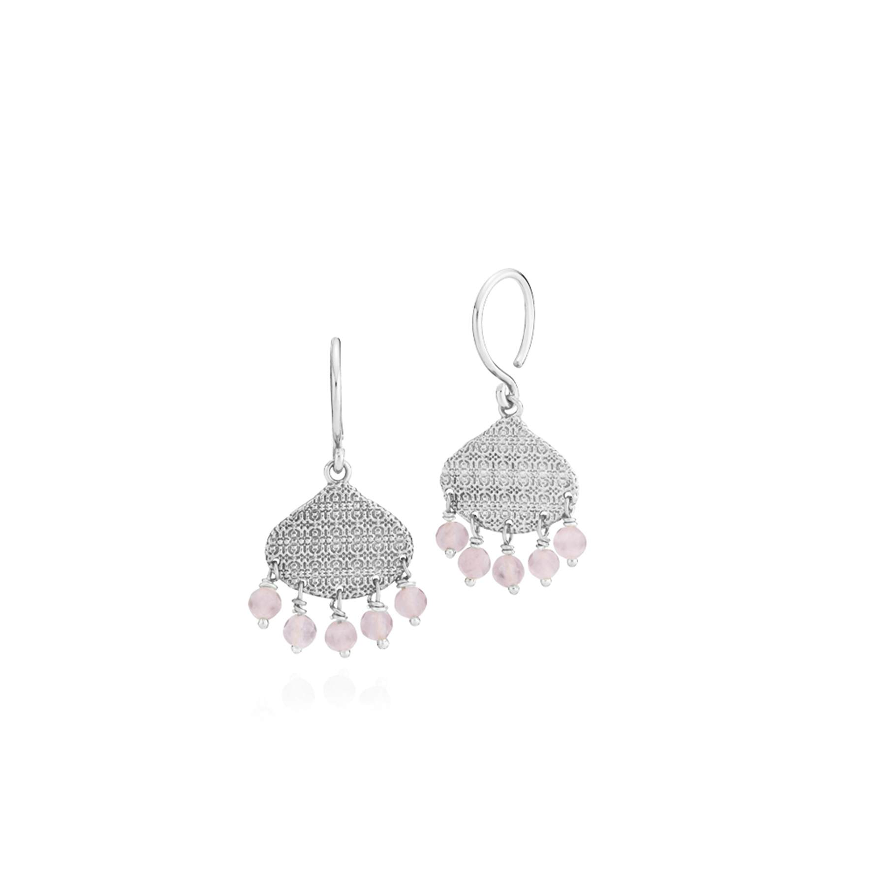Boheme Pink Earrings from Sistie in Silver Sterling 925
