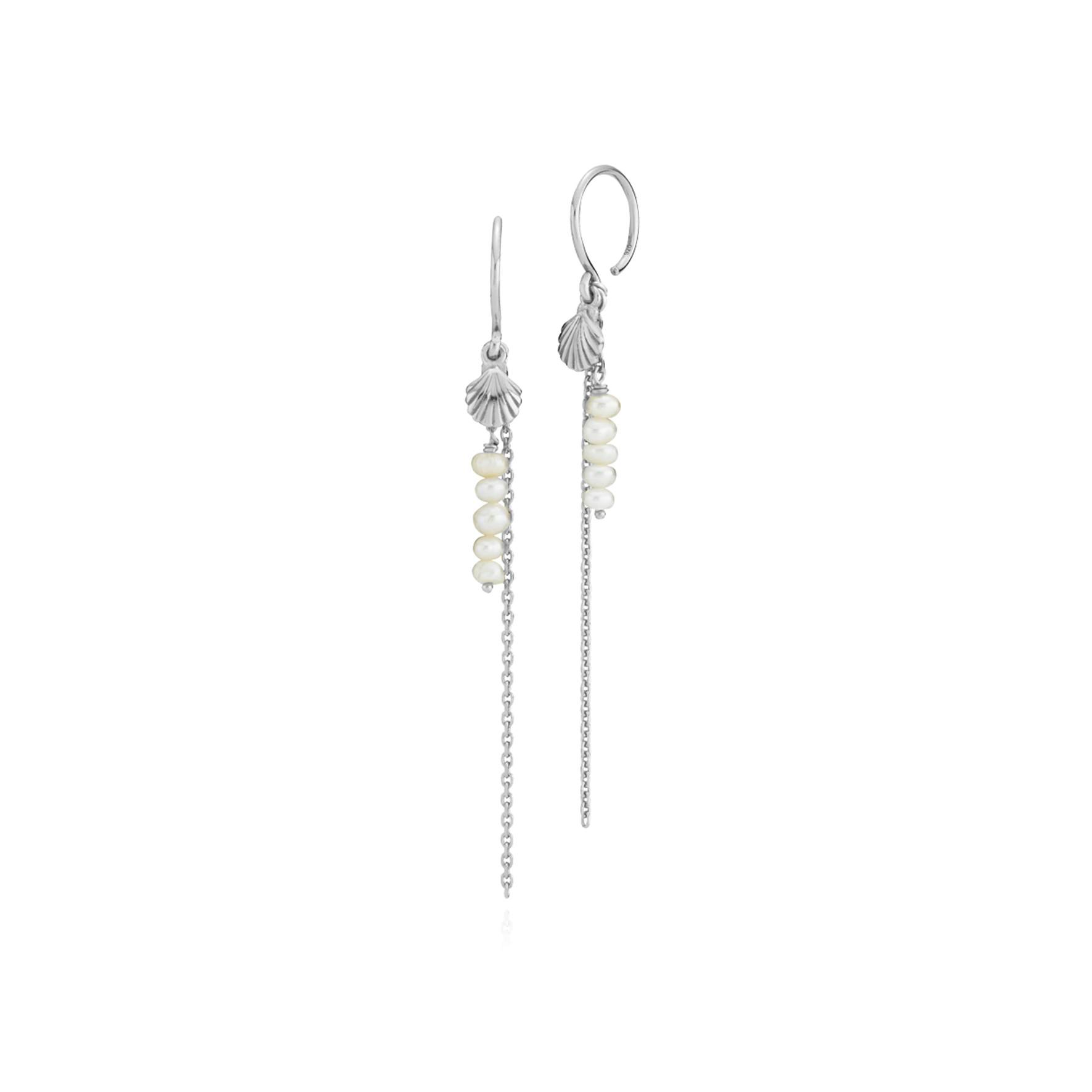Beach Seashell Earrings from Sistie in Silver Sterling 925