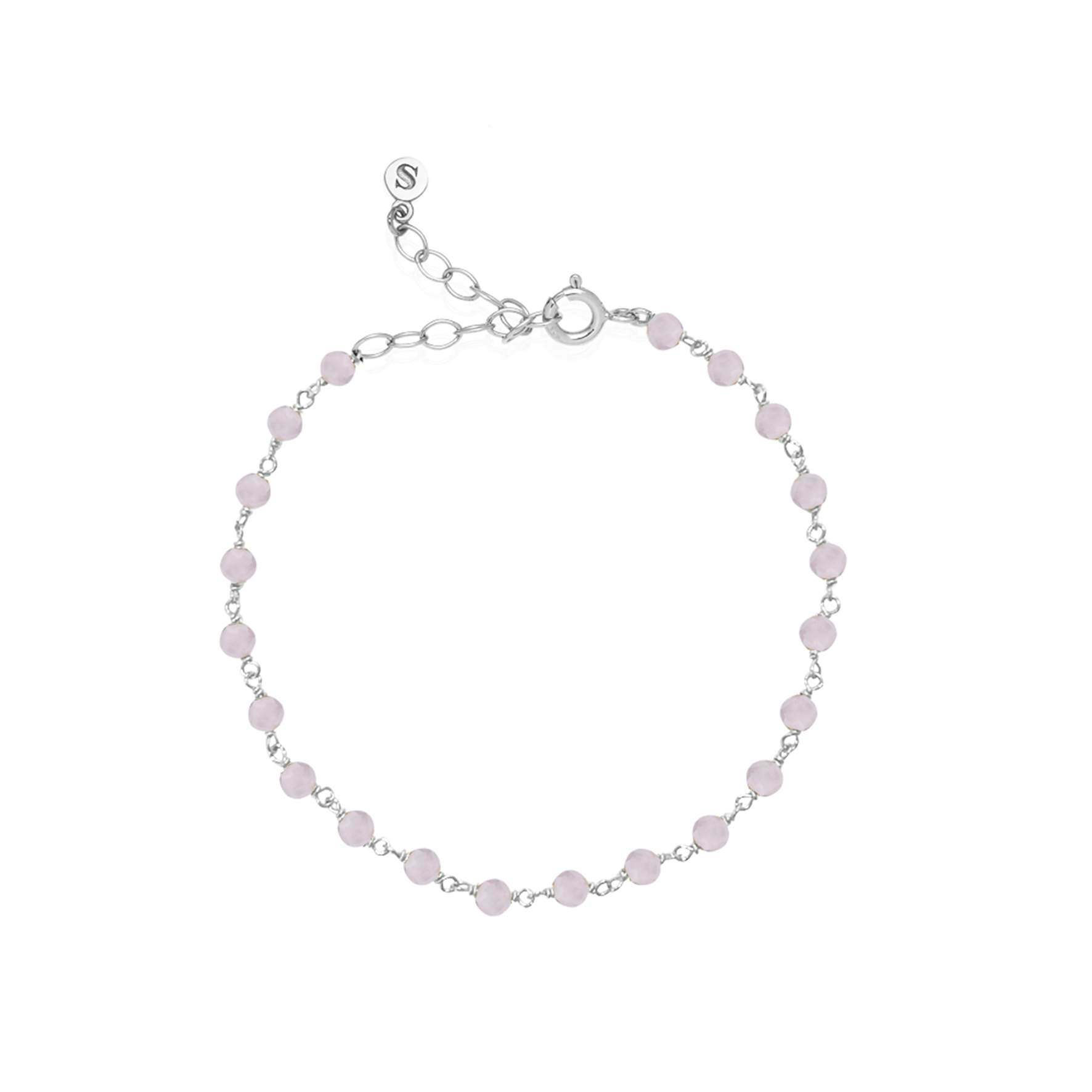 Boheme Pink Bracelet från Sistie i Silver Sterling 925