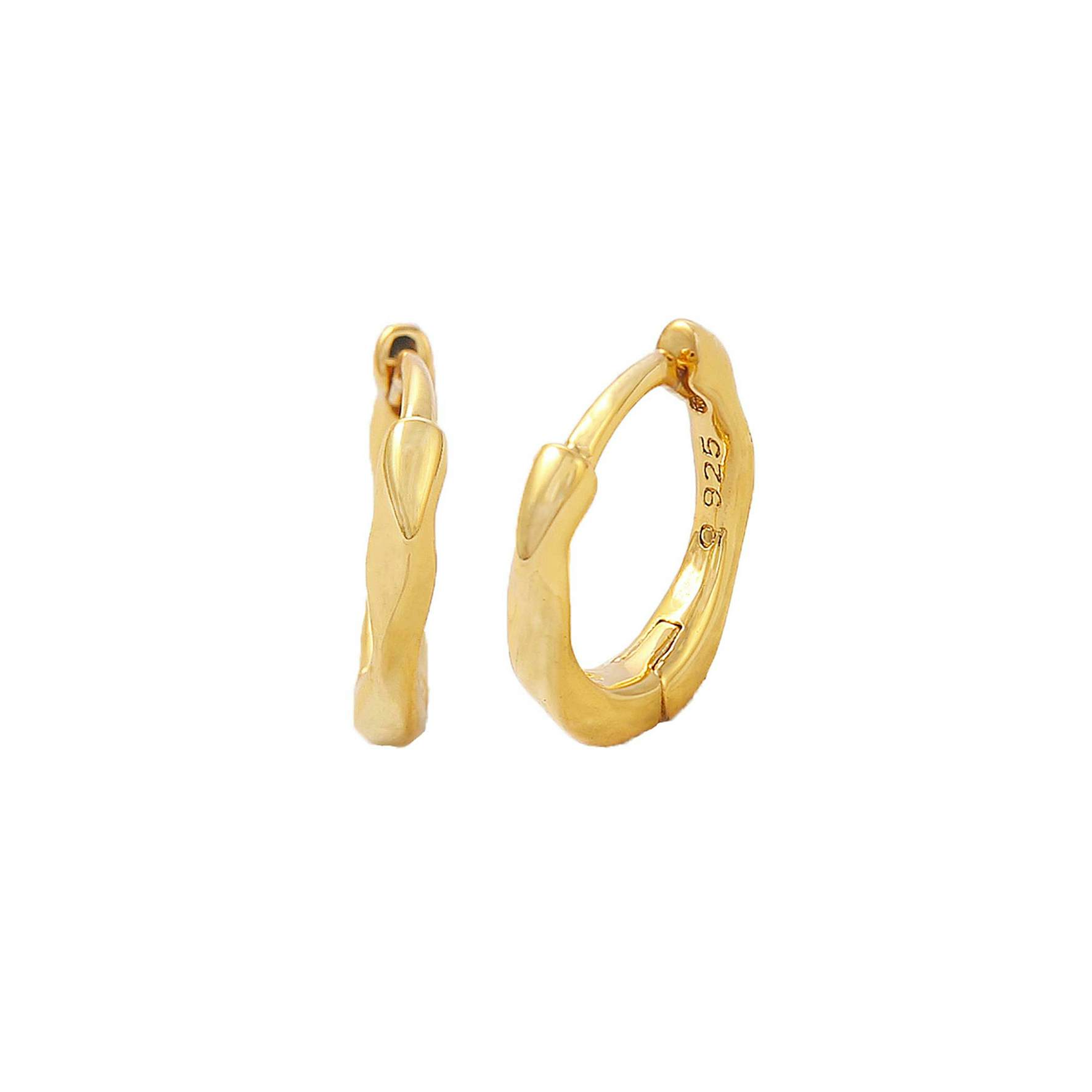 Apollo Hoops from Hultquist Copenhagen in Goldplated-Silver Sterling 925