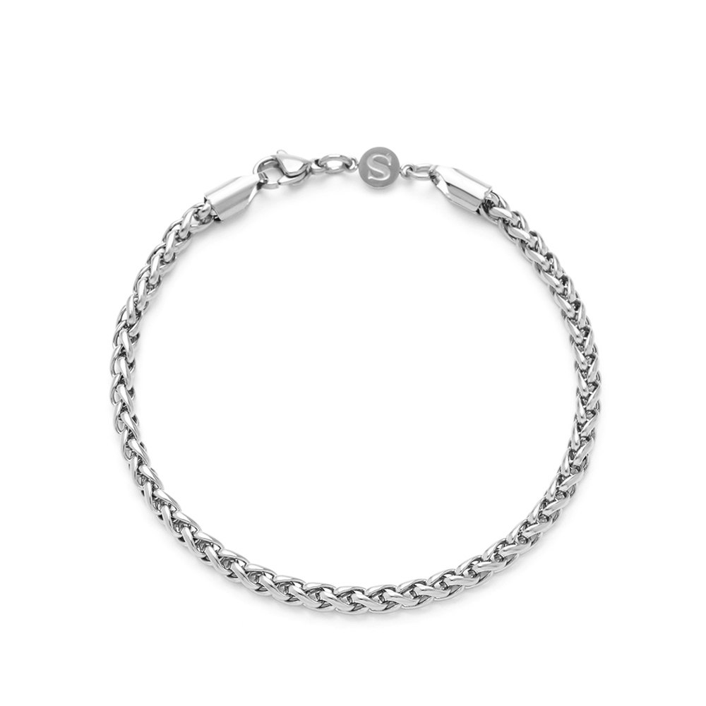 Curb Chain Bracelet von SAMIE in Edelstahl