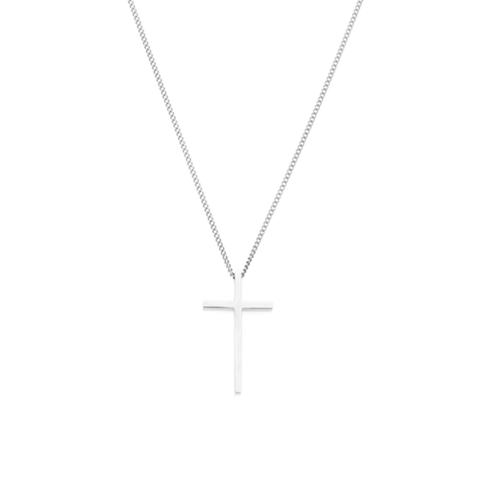 Cross Necklace fra SAMIE i Rustfrit Stål