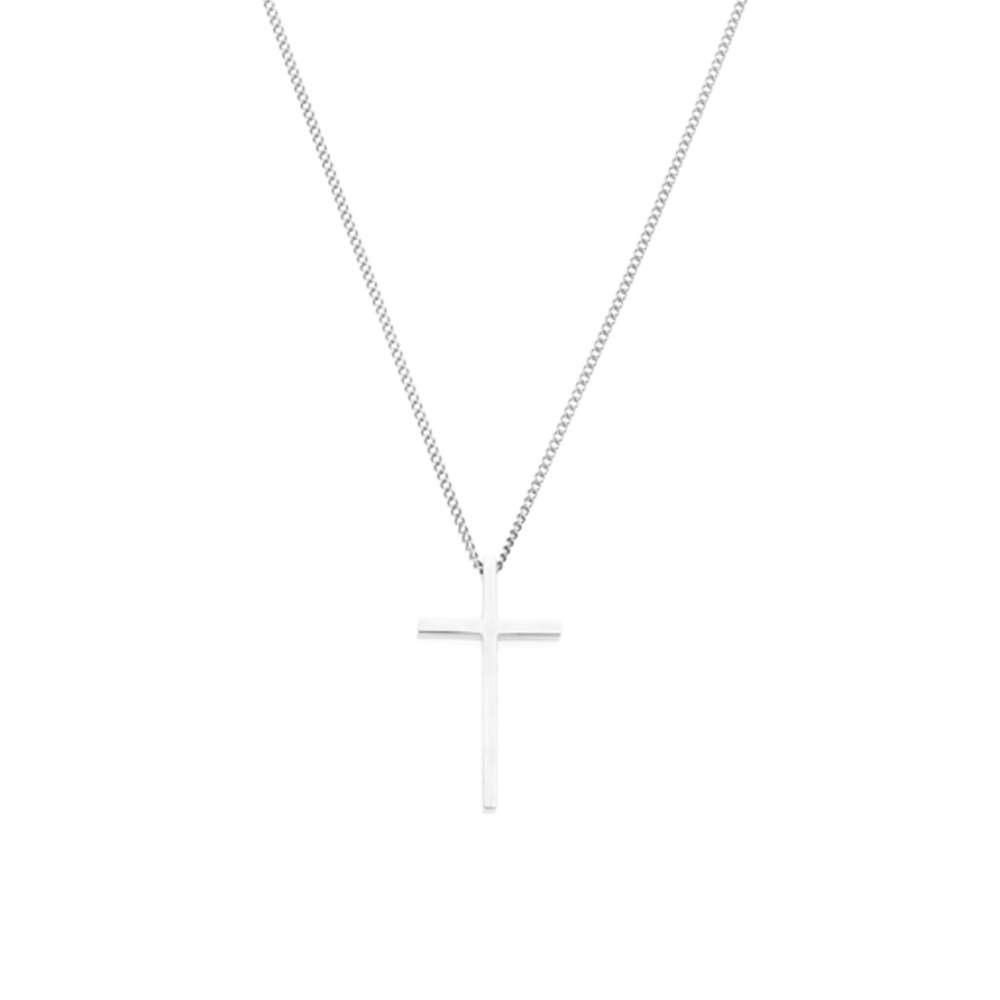 Cross Necklace fra SAMIE i Rustfrit Stål