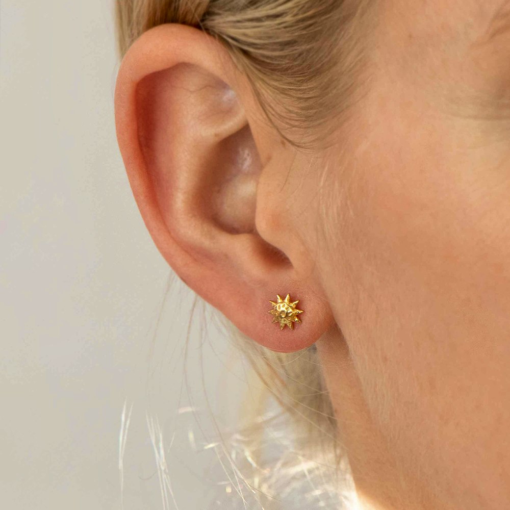 Apollo Studs from Hultquist Copenhagen in Goldplated-Silver Sterling 925