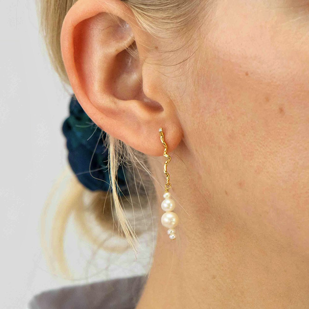 Esther Earrings from Hultquist Copenhagen in Goldplated Silver Sterling 925