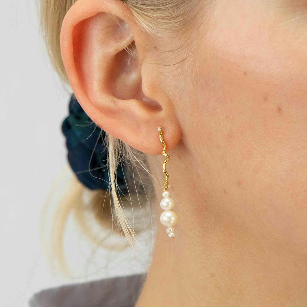 Esther Earrings from Hultquist Copenhagen in Goldplated-Silver Sterling 925