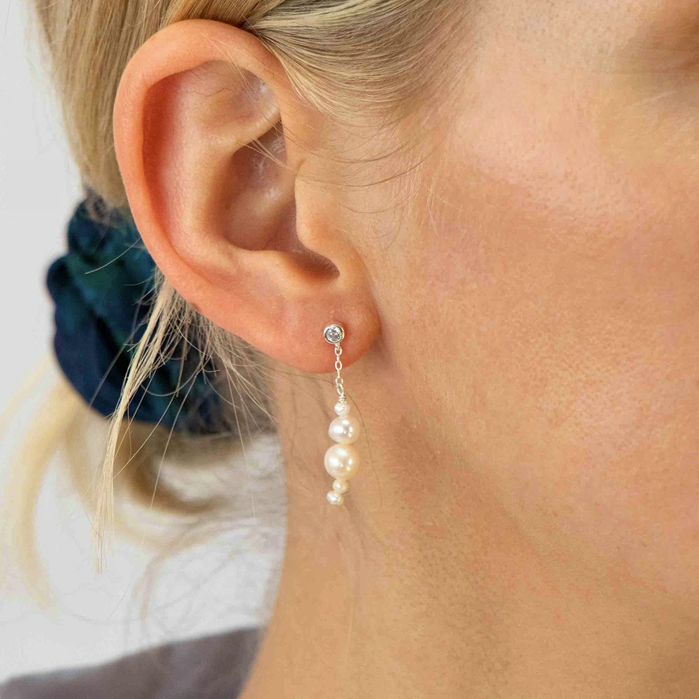 Esther Earrings z Hultquist Copenhagen v Pozlacené stříbro sterling 925