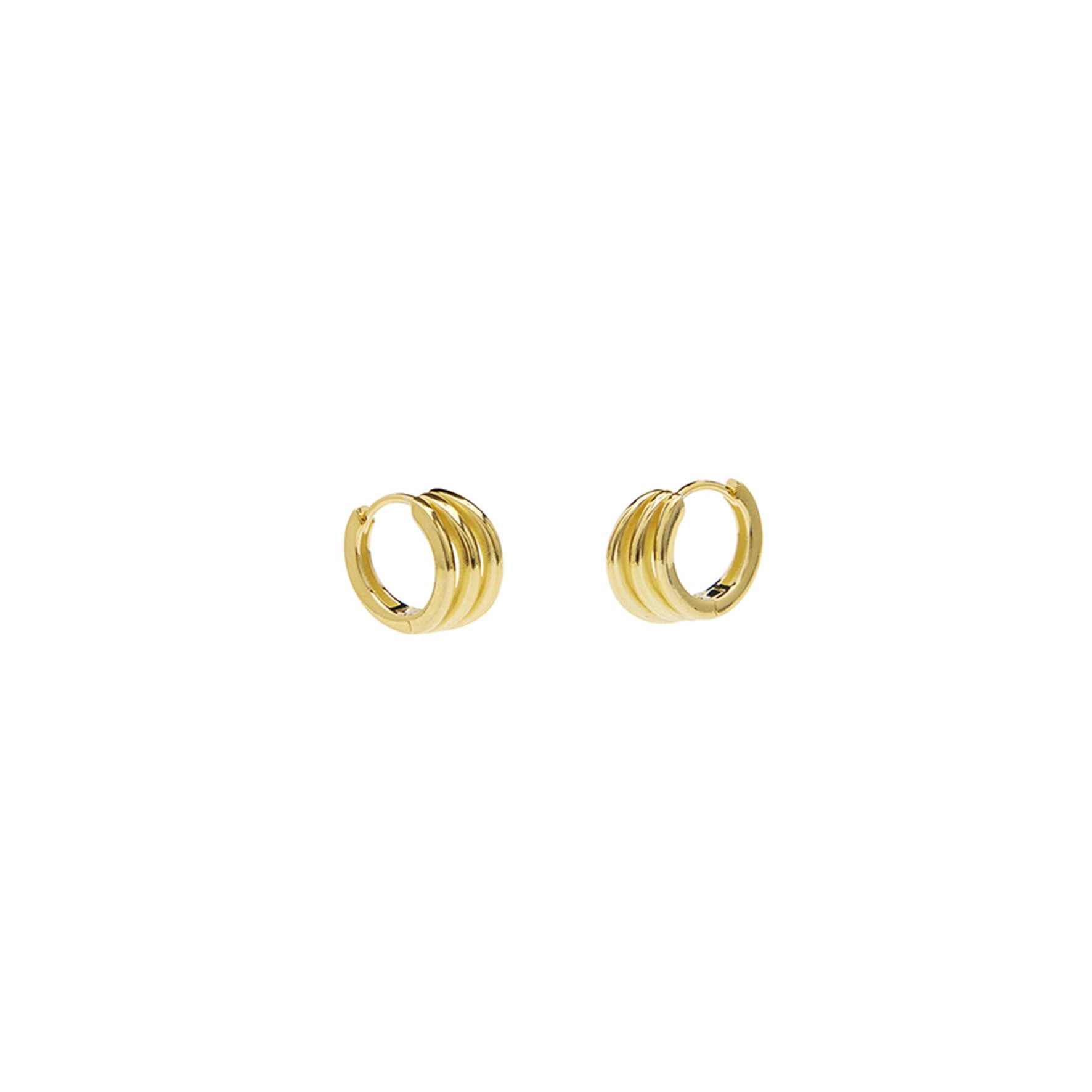 Billie Hoops from Pico in Goldplated-Silver Sterling 925