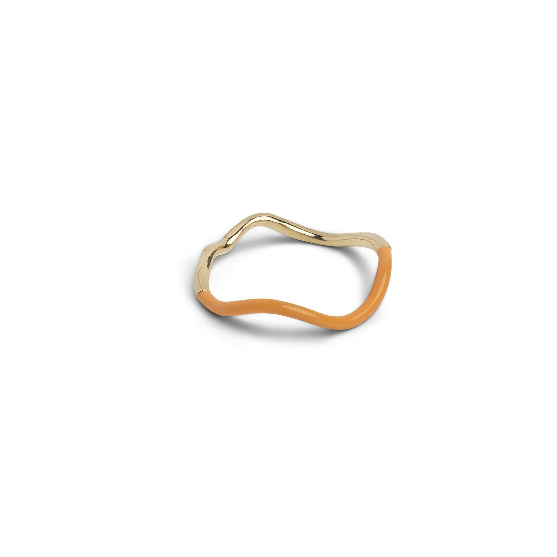 Sway Ring Orange fra Enamel Copenhagen i Forgylt-Sølv Sterling 925