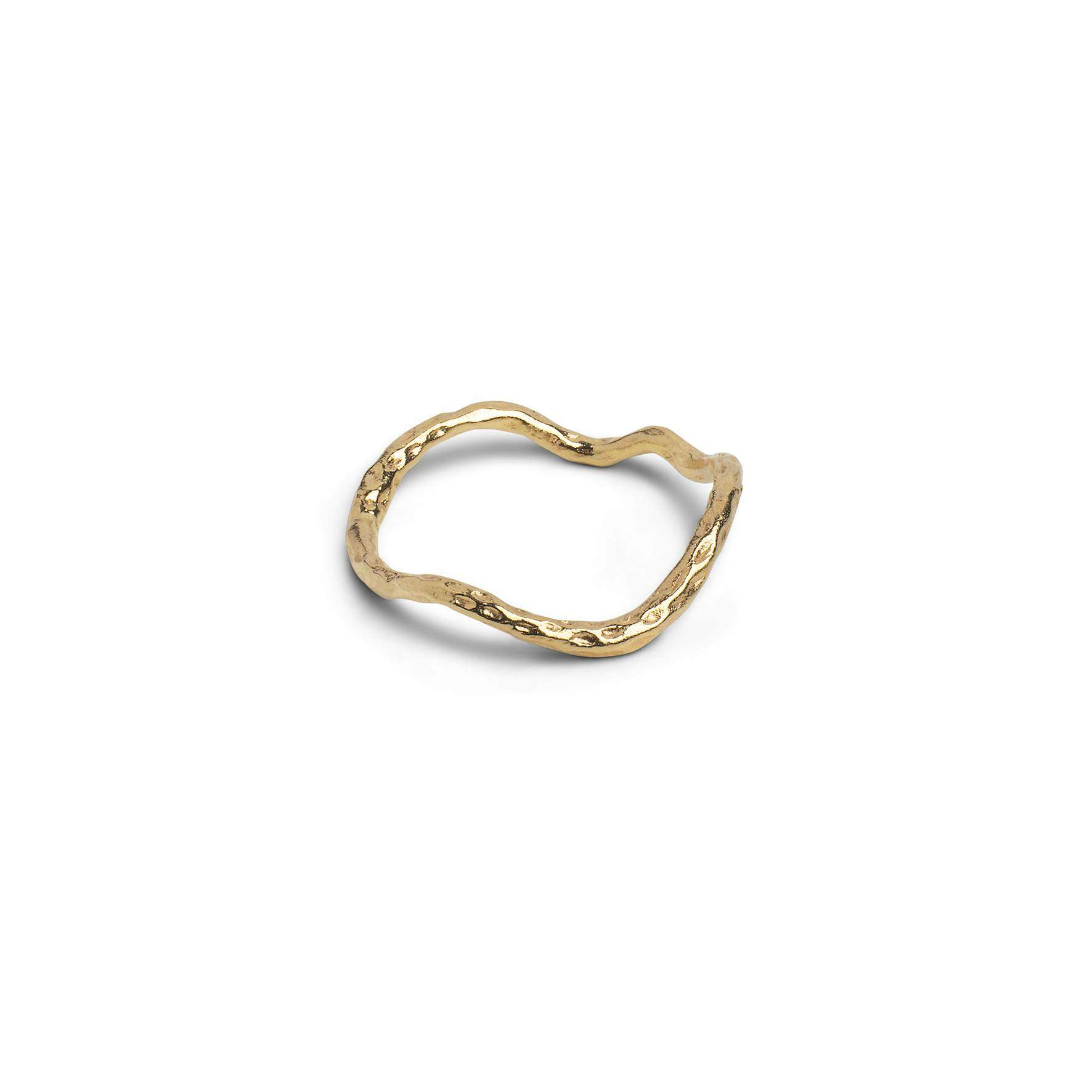 Sway Ring fra Enamel Copenhagen i Forgylt-Sølv Sterling 925